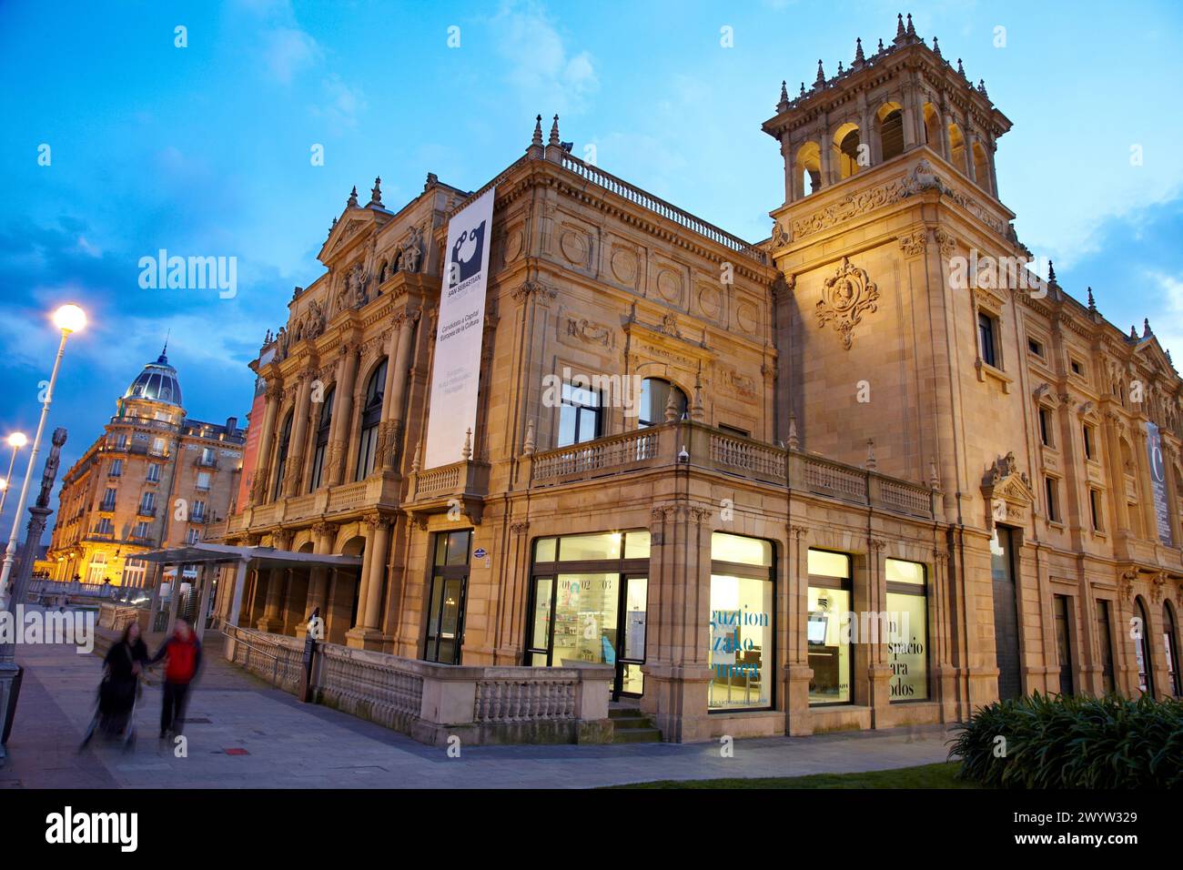 Teatro Victoria Eugenia Theater, San Sebastian, Gipuzkoa, Baskenland, Spanien. Stockfoto