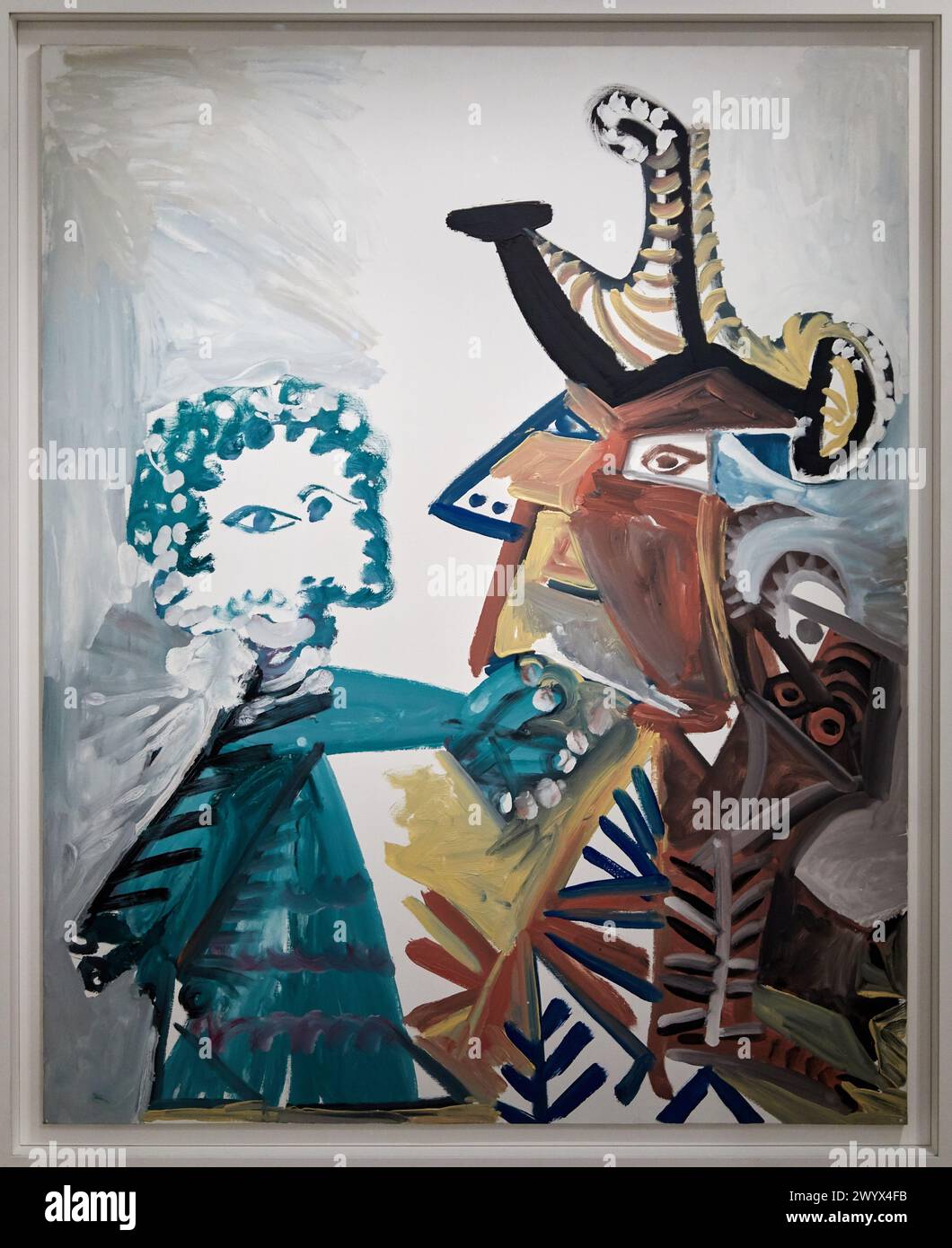 Mousquetaire et enfant, 1972, Pablo Picasso, 1881-1973, Musée de lArmée, Paris, Frankreich. Stockfoto