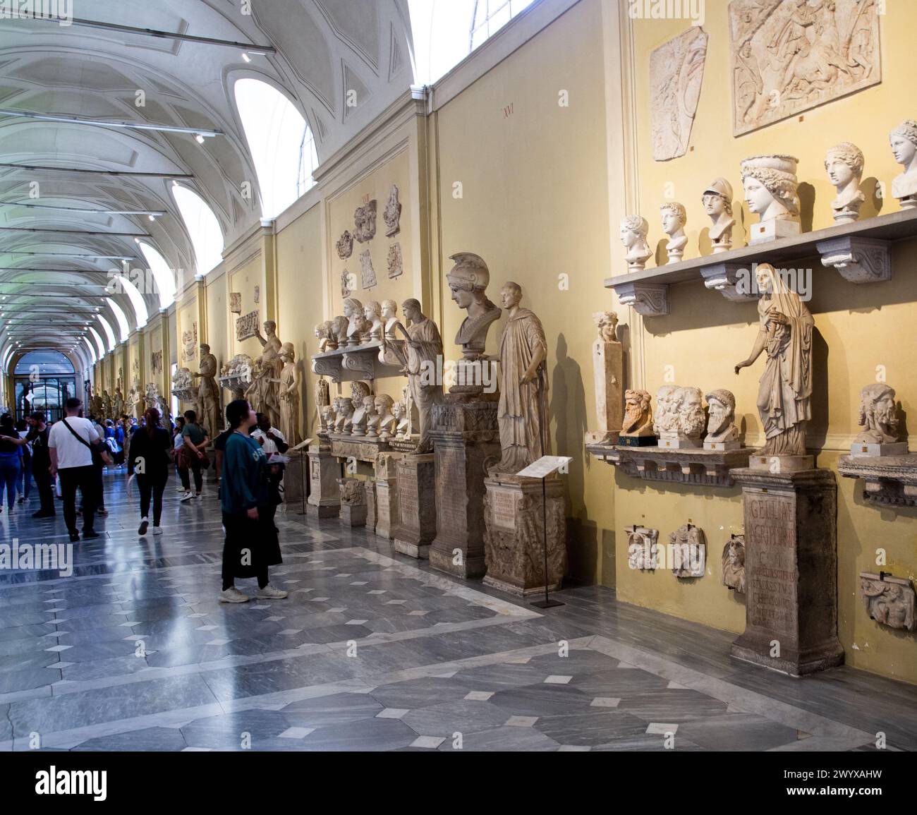 Der Vatikan in Rom Italien bietet seine Sammlung an Kunst und Geschichte Stockfoto