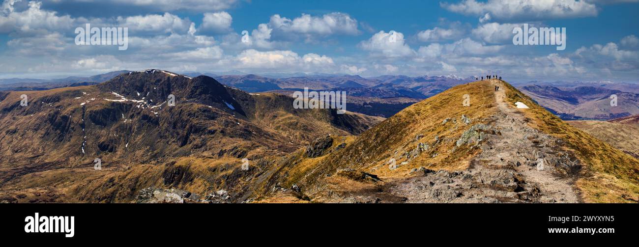 Der Gipfel von Ben vorlich, Perthshire, Schottland Stockfoto