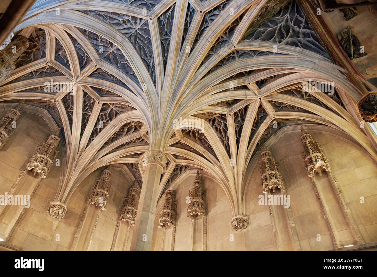 Chapelle. Hôtel gothique du SXV. Musee du Moyen-Age Mittelaltermuseum, das ehemalige Hotel de Cluny. Musée de Cluny. Paris. Frankreich Stockfoto