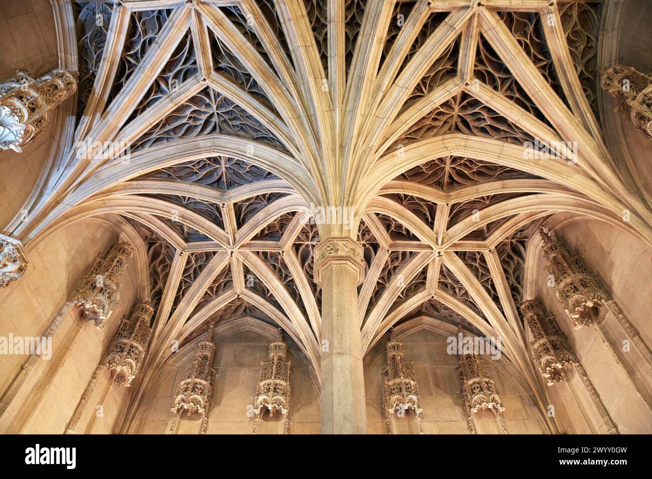Chapelle. Hôtel gothique du SXV. Musee du Moyen-Age Mittelaltermuseum, das ehemalige Hotel de Cluny. Musée de Cluny. Paris. Frankreich Stockfoto