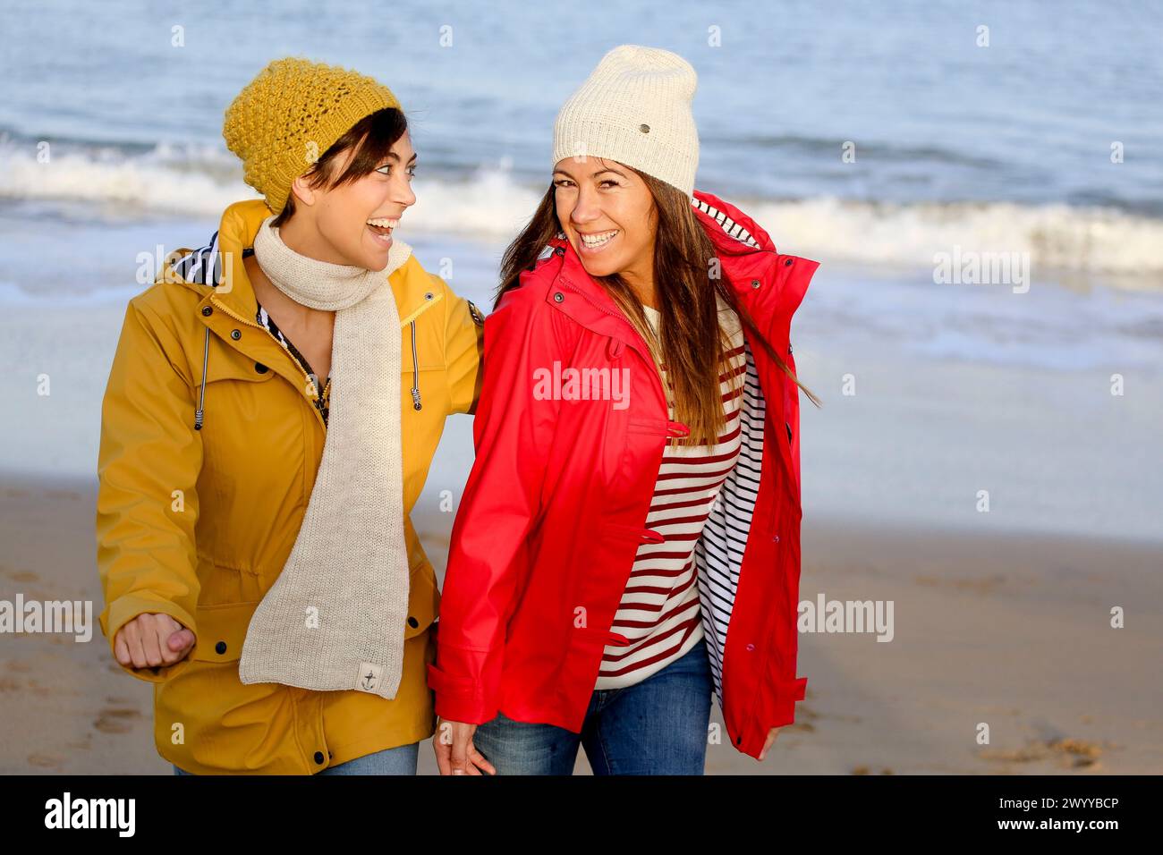 Lifestyles, Hendaya Beach. Stockfoto