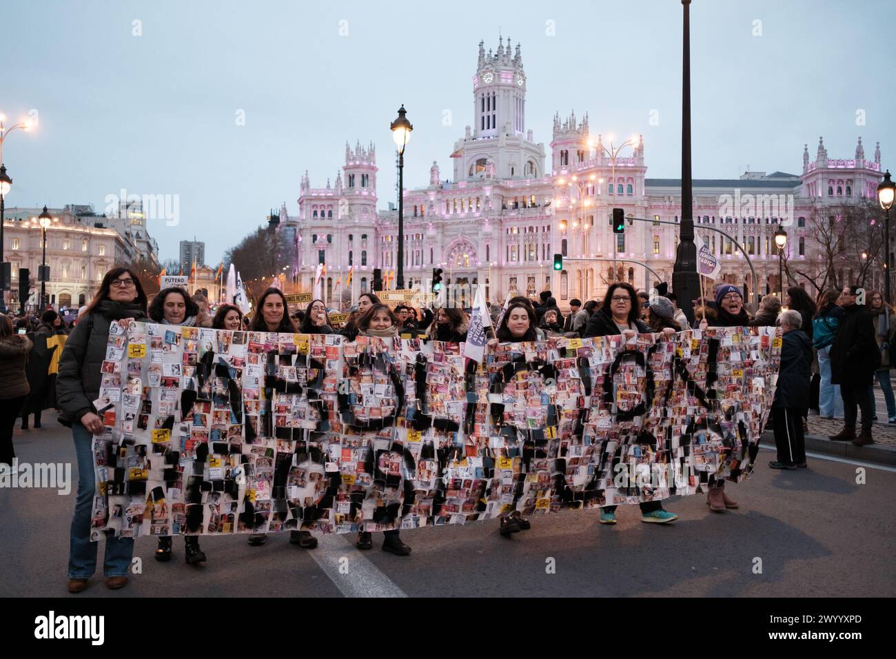 8M internationaler Frauentag in madrid mit: Atmosphäre Wo: Madrid, Spanien Wann: 08 Mär 2024 Credit: Oscar Gonzalez/WENN Stockfoto