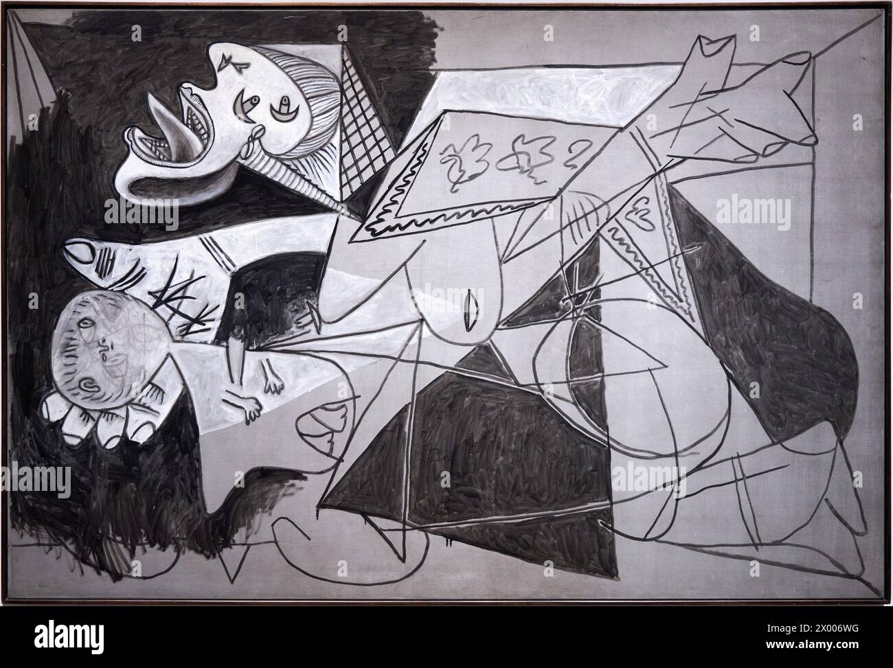 Pablo Picasso (1881-1973), Mutter mit totem Kind [II]. PostScript von Guernica, París, 1937, Thyssen Bornemisza Museum, Madrid, Spanien, Europa. Stockfoto