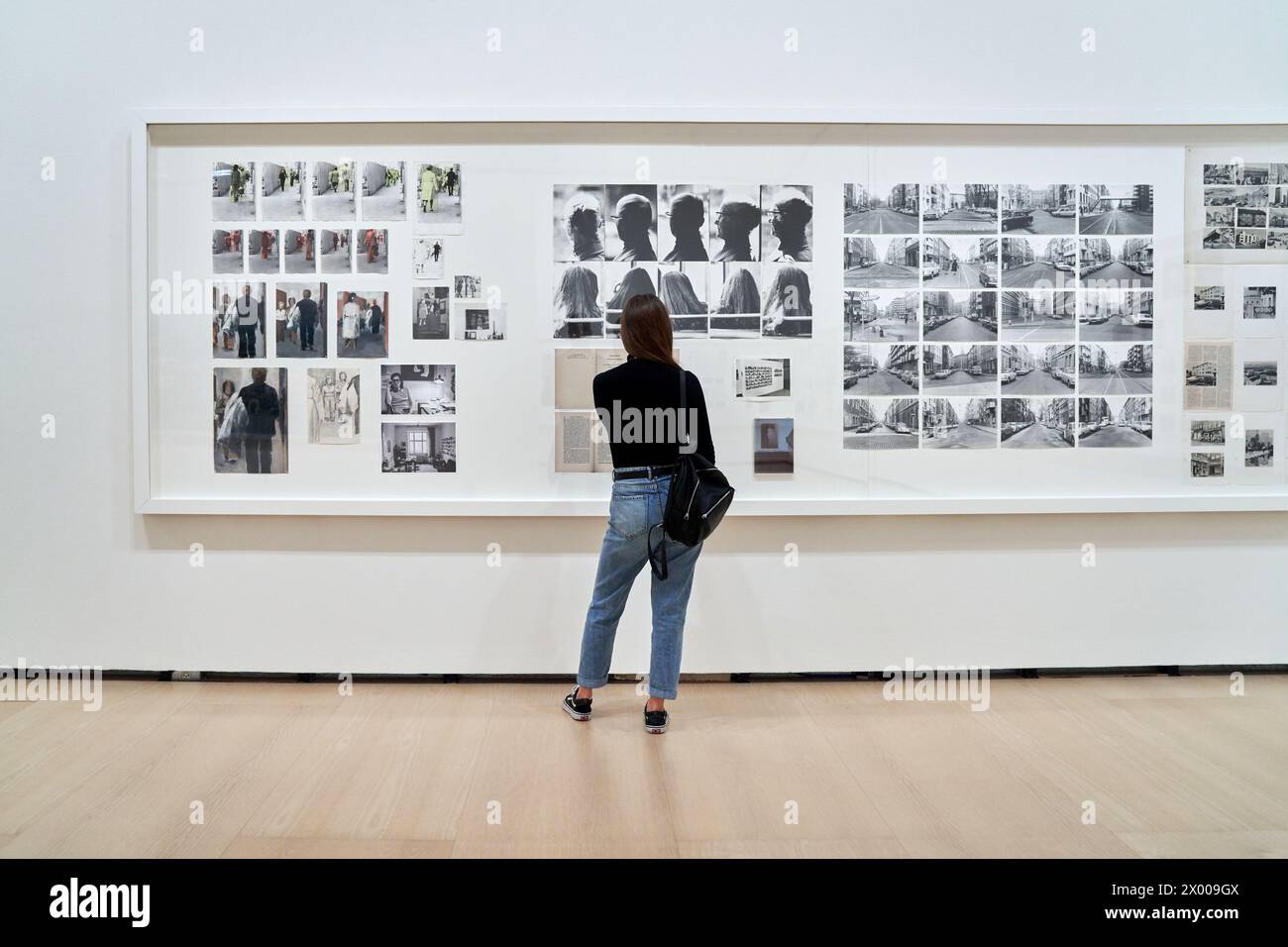Archiv, Fotoausstellung, Thomas Struth (1954), Guggenheim Bilbao Museum, Bilbao, Baskenland, Spanien, Europa. Stockfoto