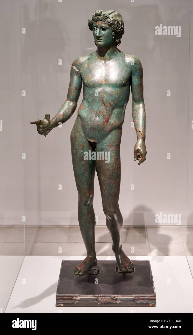 Dionysian Ephebe, Apollonian Ephebus, S. I-Il d. C., Reina Sofia Museum, Madrid, Spanien. Stockfoto