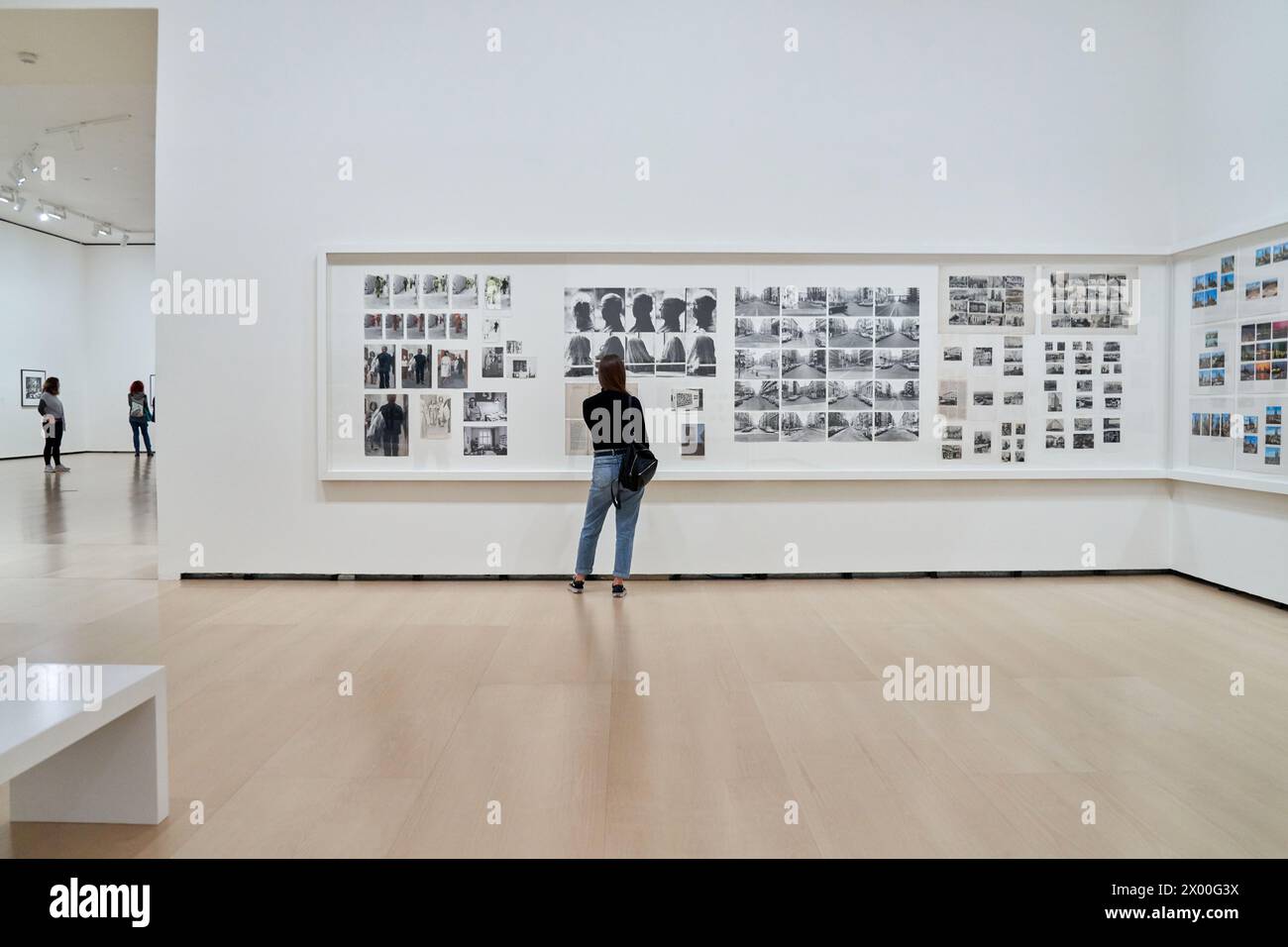 Archiv, Fotoausstellung, Thomas Struth (1954), Guggenheim Bilbao Museum, Bilbao, Baskenland, Spanien, Europa. Stockfoto