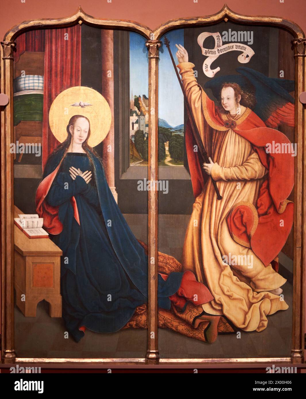 Bernhard Strigel (Memmingen, 1460-1528), Die Verkündigung, Hacia 1515-1520. Stockfoto