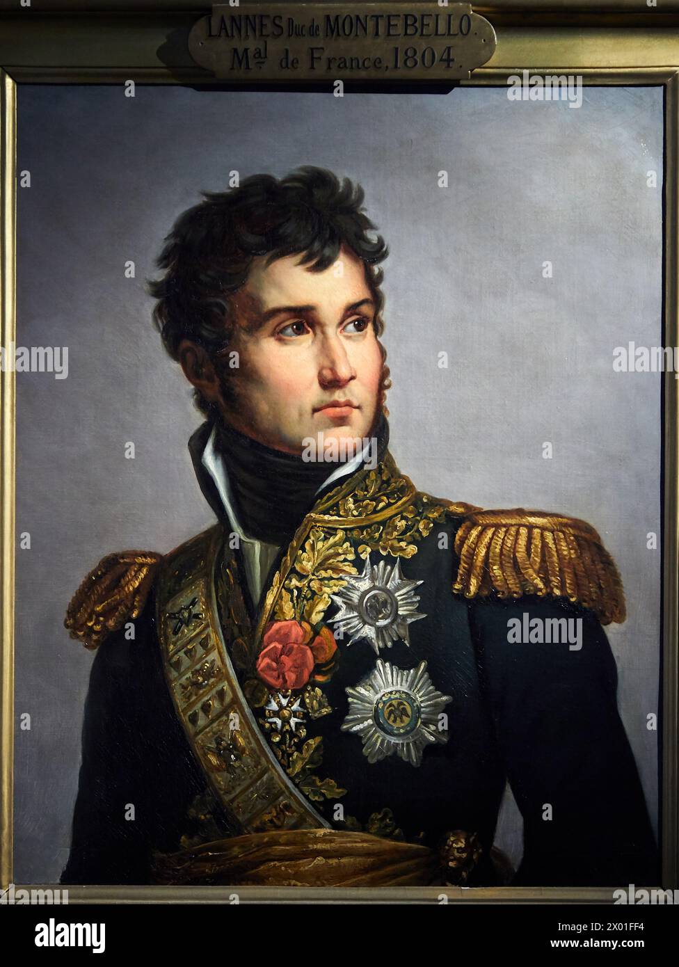 „Marschall Jean Lannes“, 1834, J. Volpelière, nach Paulin-Guérin und F. Gérard, Musée de l’Armée, Hôtel National des Invalides, Paris, Frankreich Stockfoto