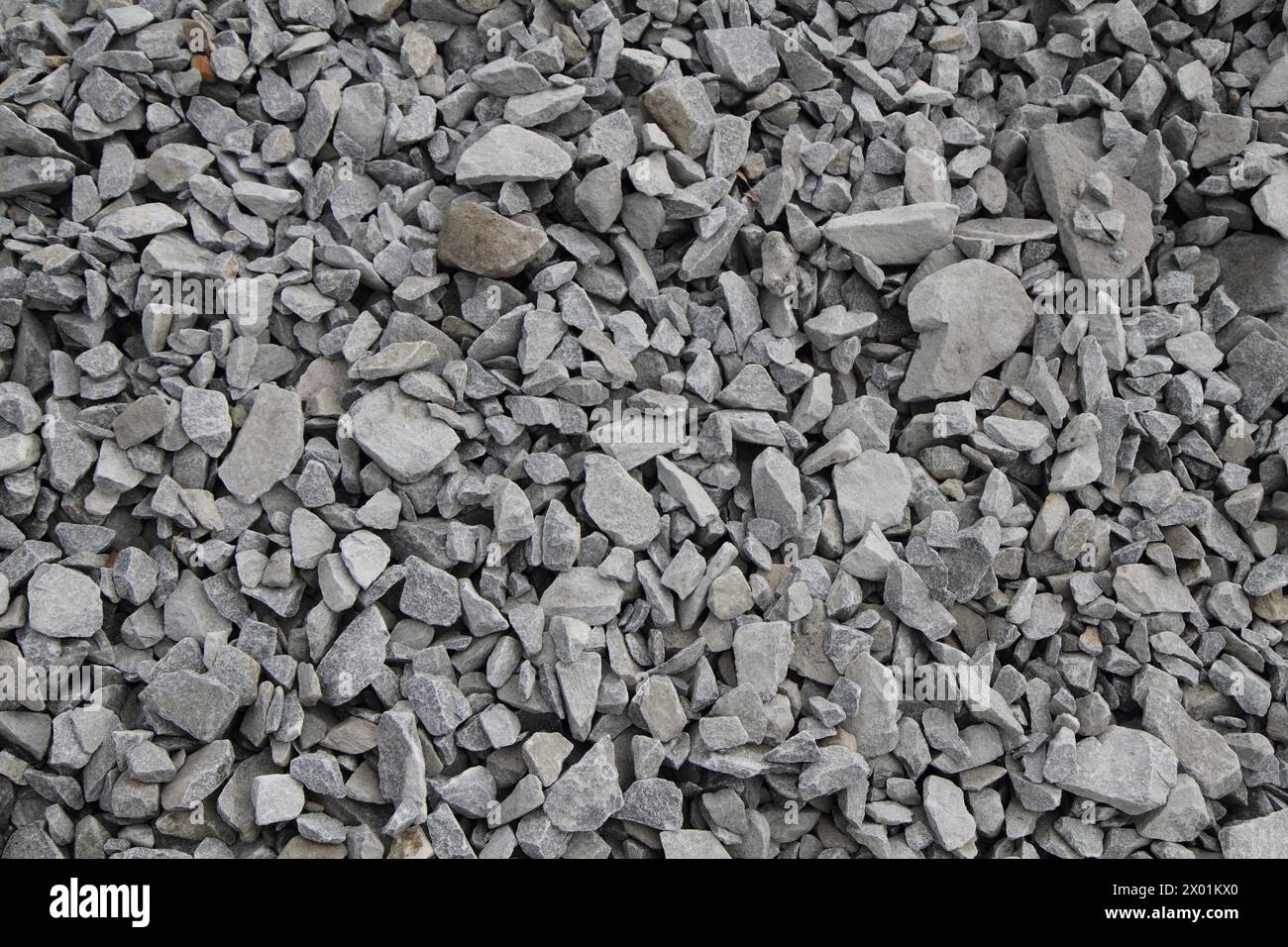 Schutt-Textur (Steine) als einfacher Technologiehintergrund Stockfoto