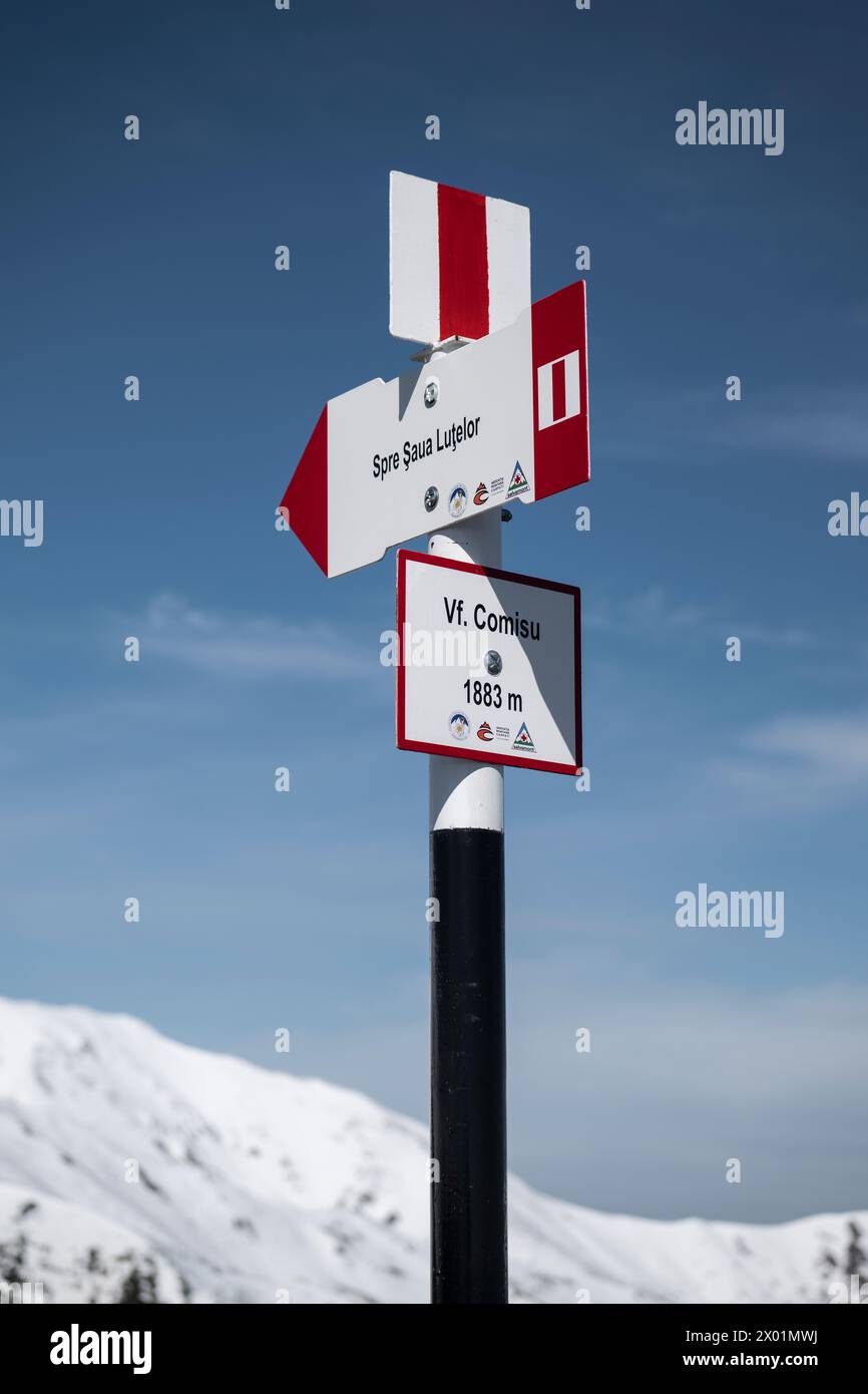 Făgăraș-Gebirge, Kreis Argeș, Muntenia, Rumänien Stockfoto