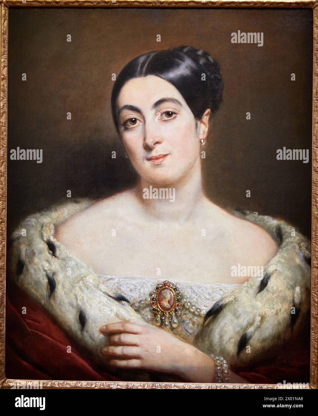 "Giulia Grise, chanteuse", 1835, Gabriel Lépaulle, Petit Palais Musée des Beaux Arts de la Ville de Paris, Frankreich, Europa Stockfoto