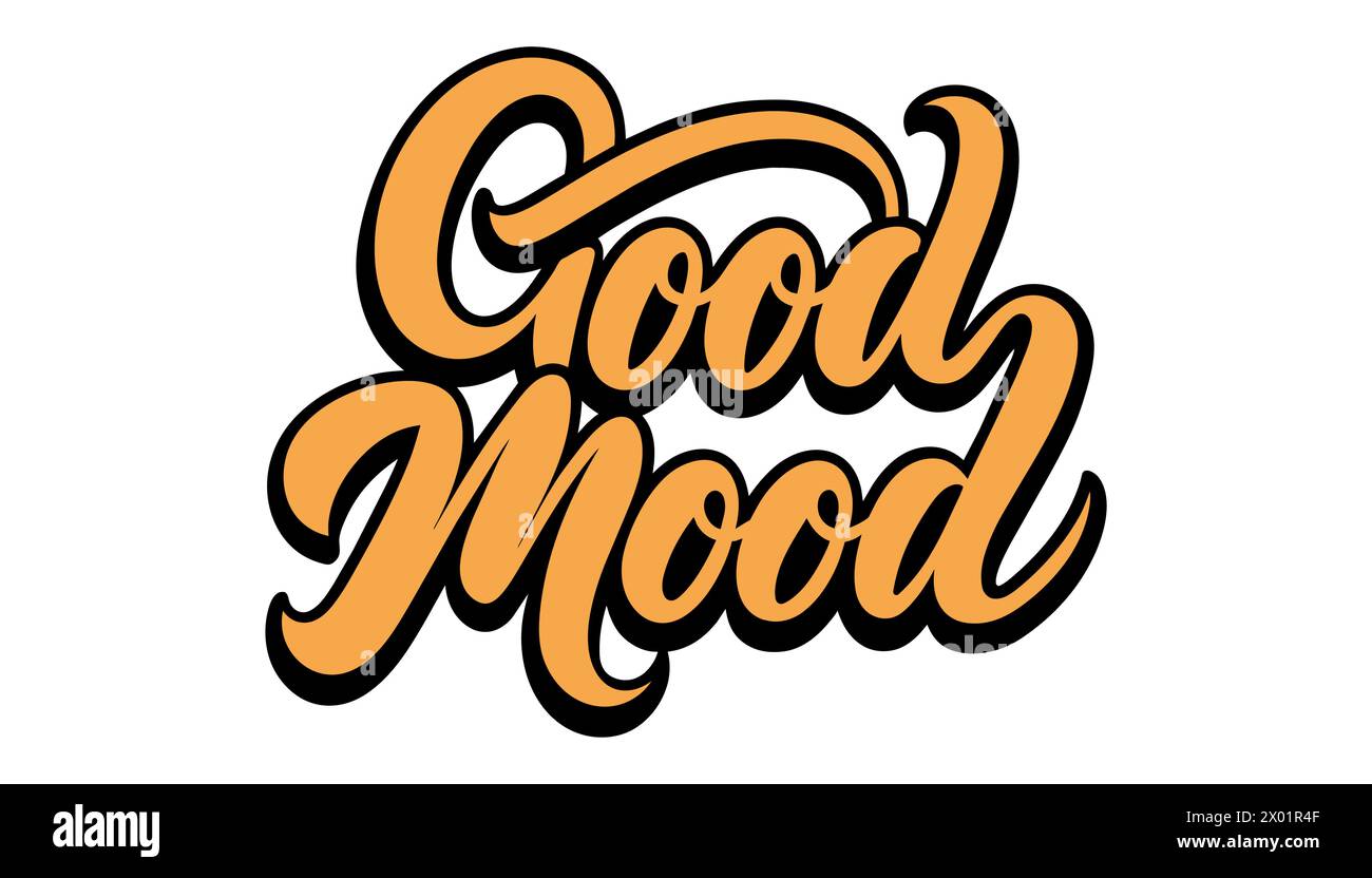 Motivationspostkarte, isoliert auf weißem Hintergrund. Stock Vektor