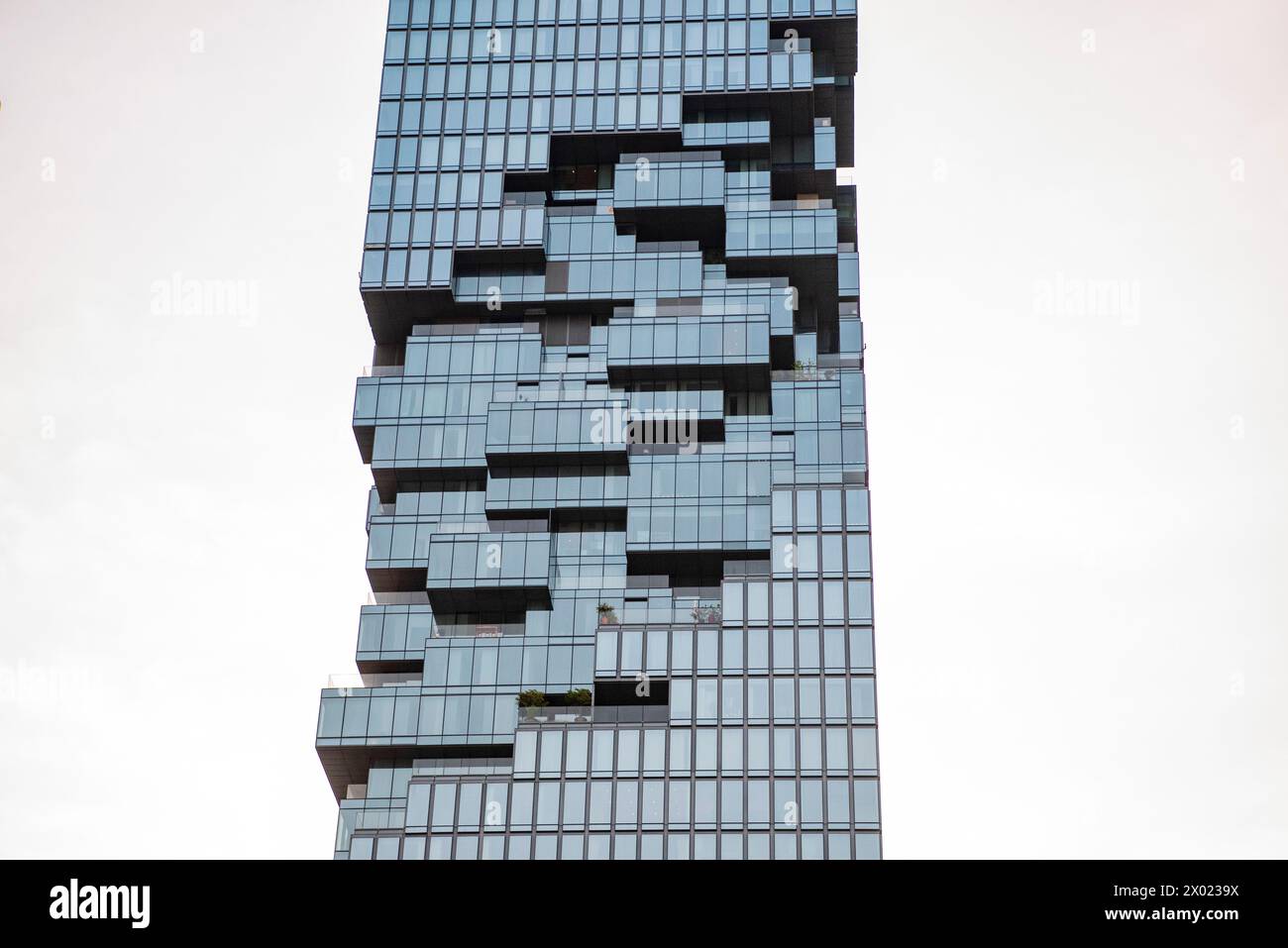 Das King Power Mahanakhon Tower Building in Silom in Bangkok in Thailand. Thailand, Bangkok, 2. Dezember 2023 Stockfoto