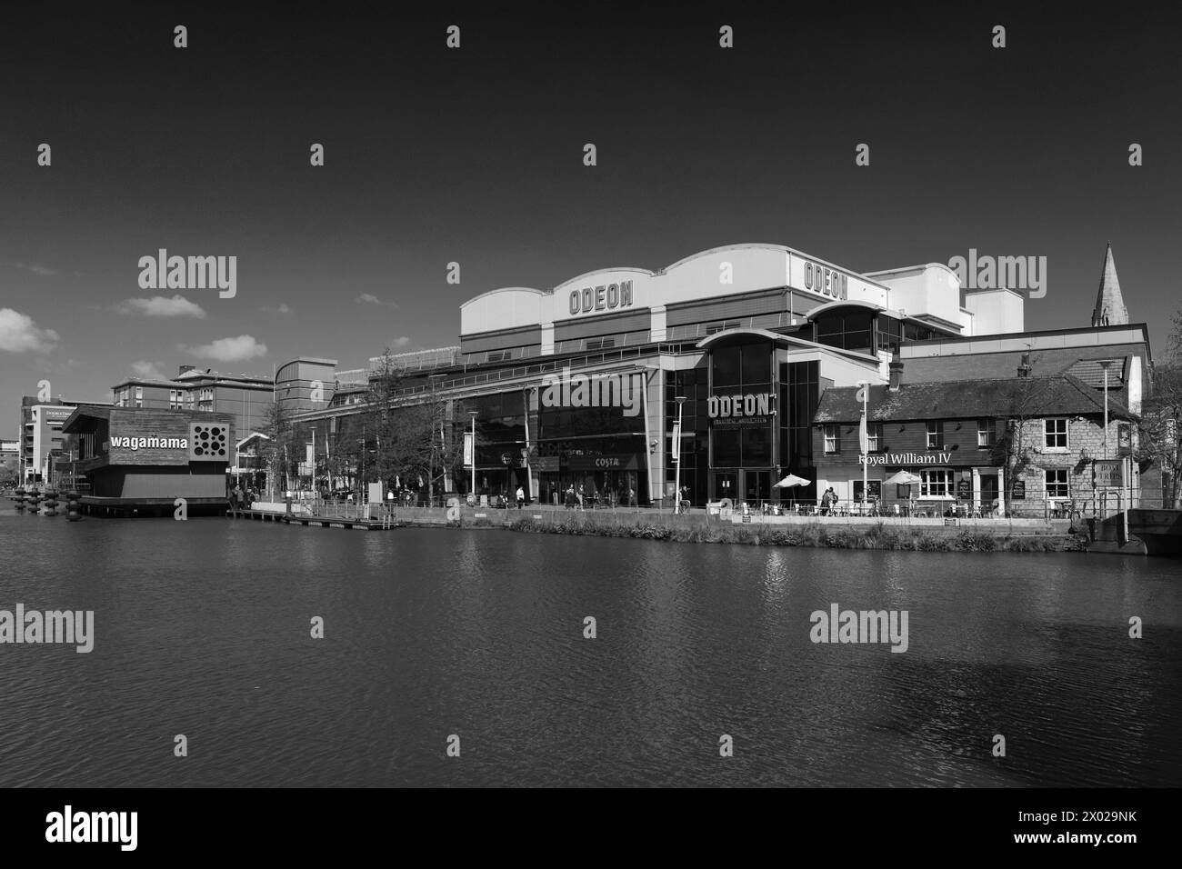 The Brayford Pool Waterfront; Lincoln Marina; Lincoln City, Lincolnshire County, England, UK Stockfoto