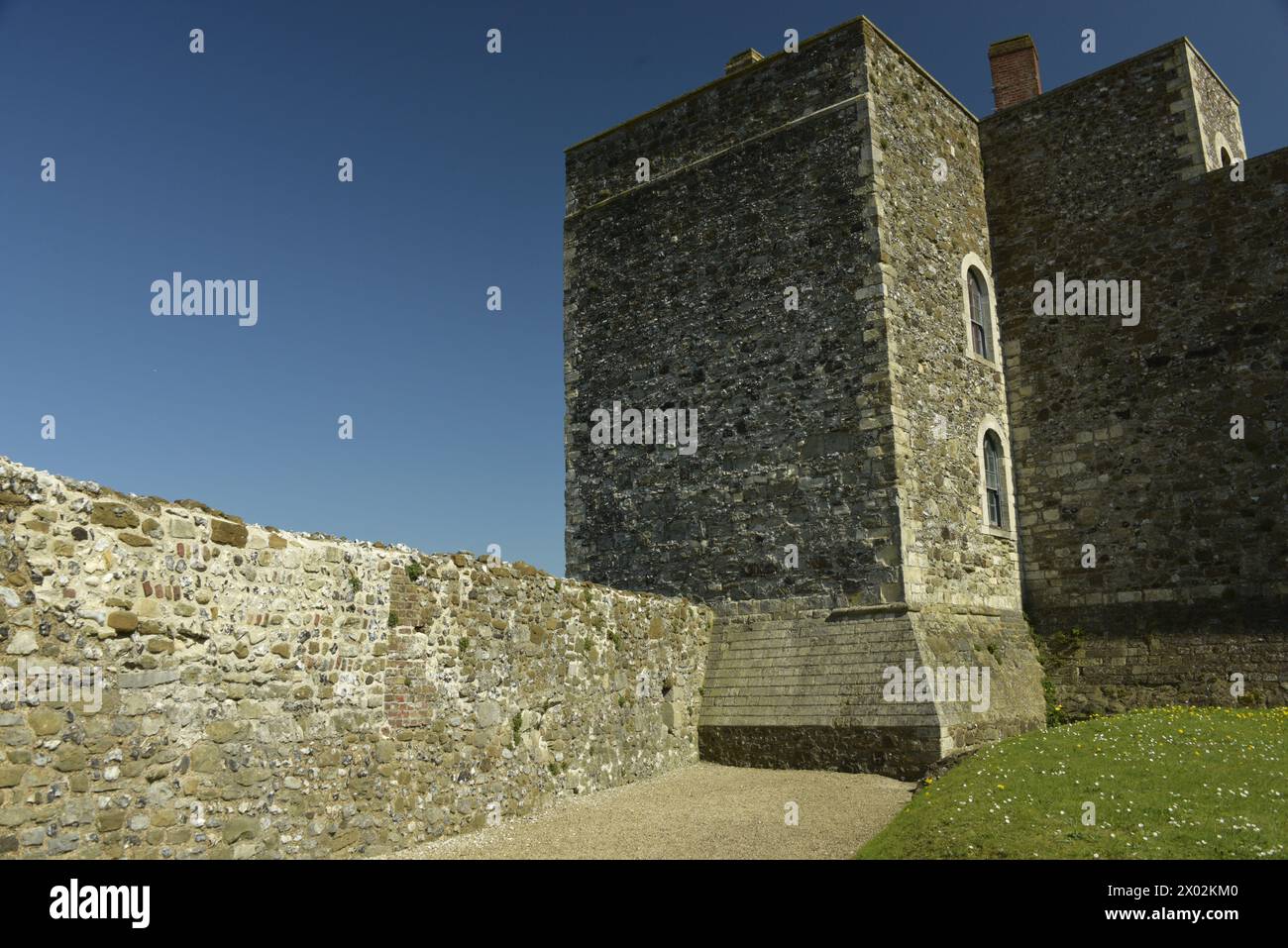 Dover Castle, Dover, Kent, England, Vereinigtes Königreich, Europa Stockfoto