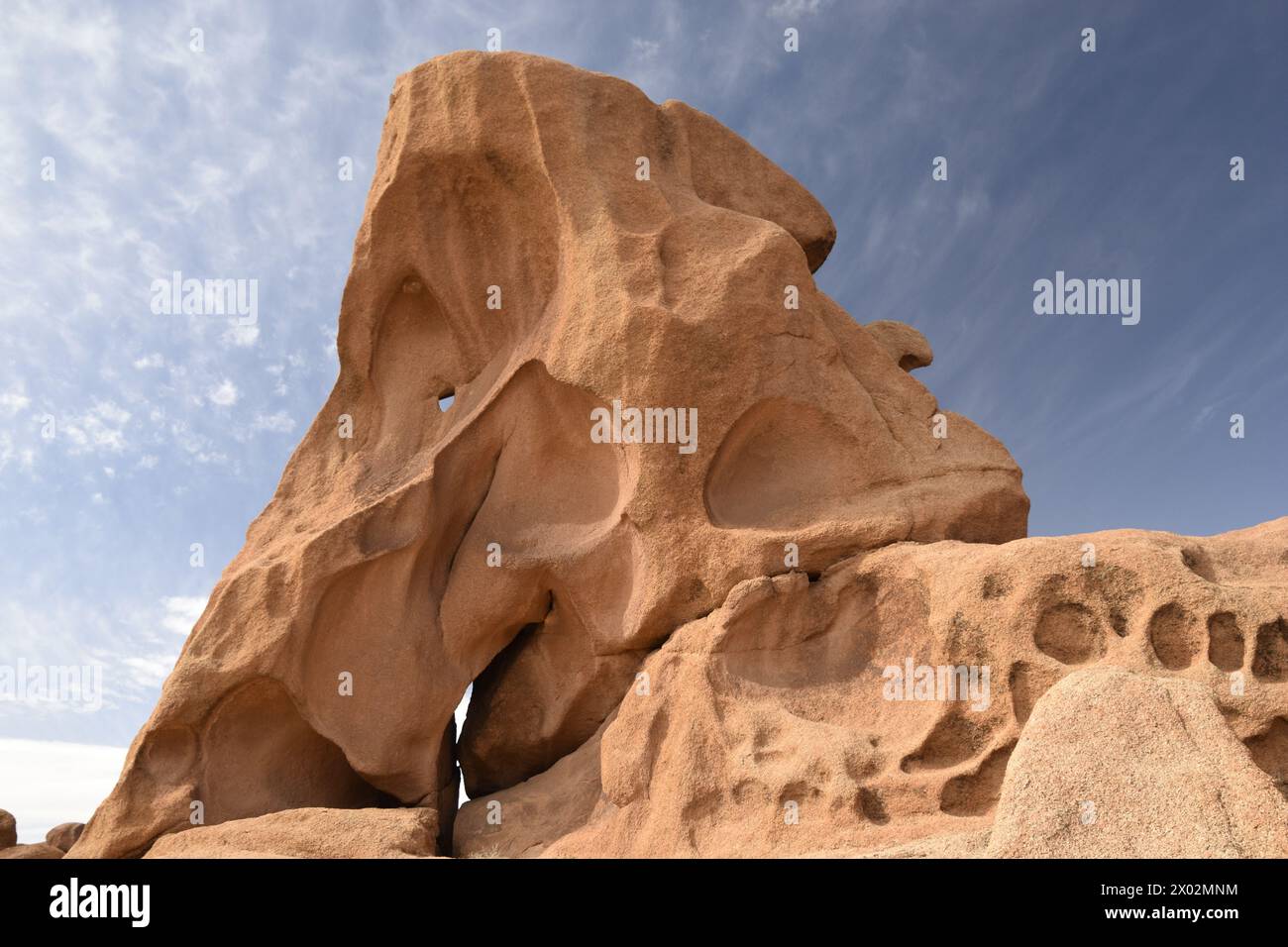 Malerische Felsformationen in Tafraout, Antiatlas, Marokko, Nordafrika, Afrika Stockfoto