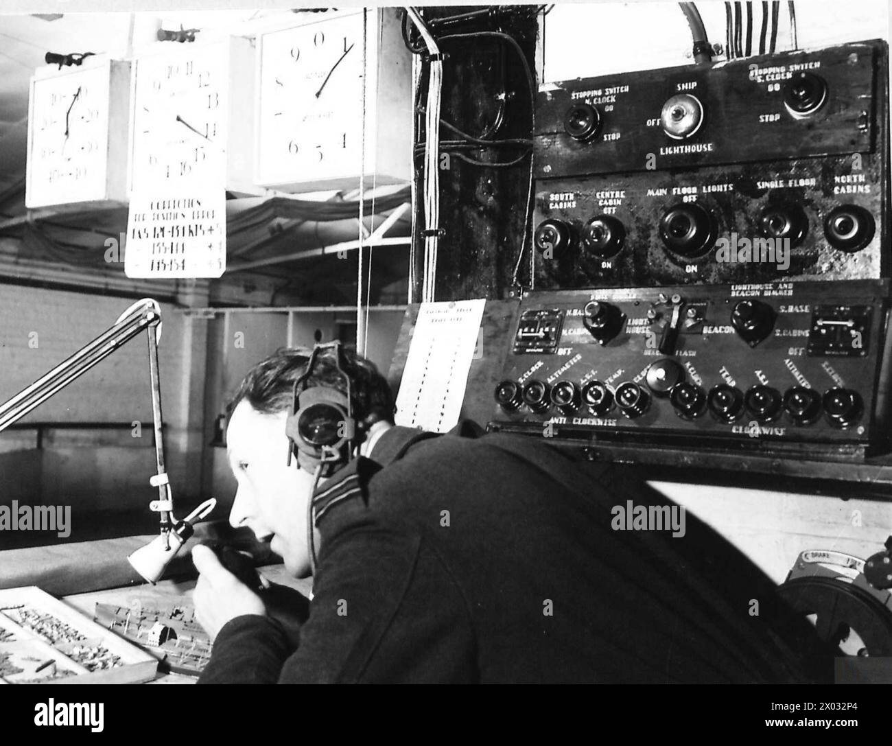 Die Flugzeuge und das Personal der RAF führten zwischen 1940 und 1945 Betriebs-, Ausbildungs- und Wartungsaufgaben in ganz Großbritannien durch. Stockfoto