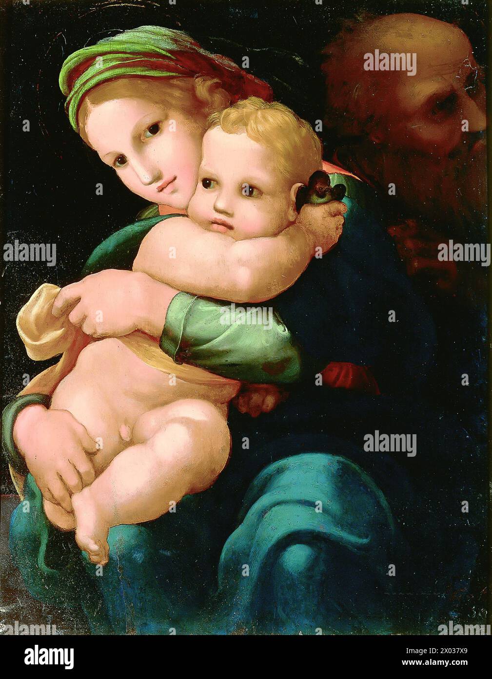 Pedro Machuca – Heilige Familie 1516-17 Stockfoto