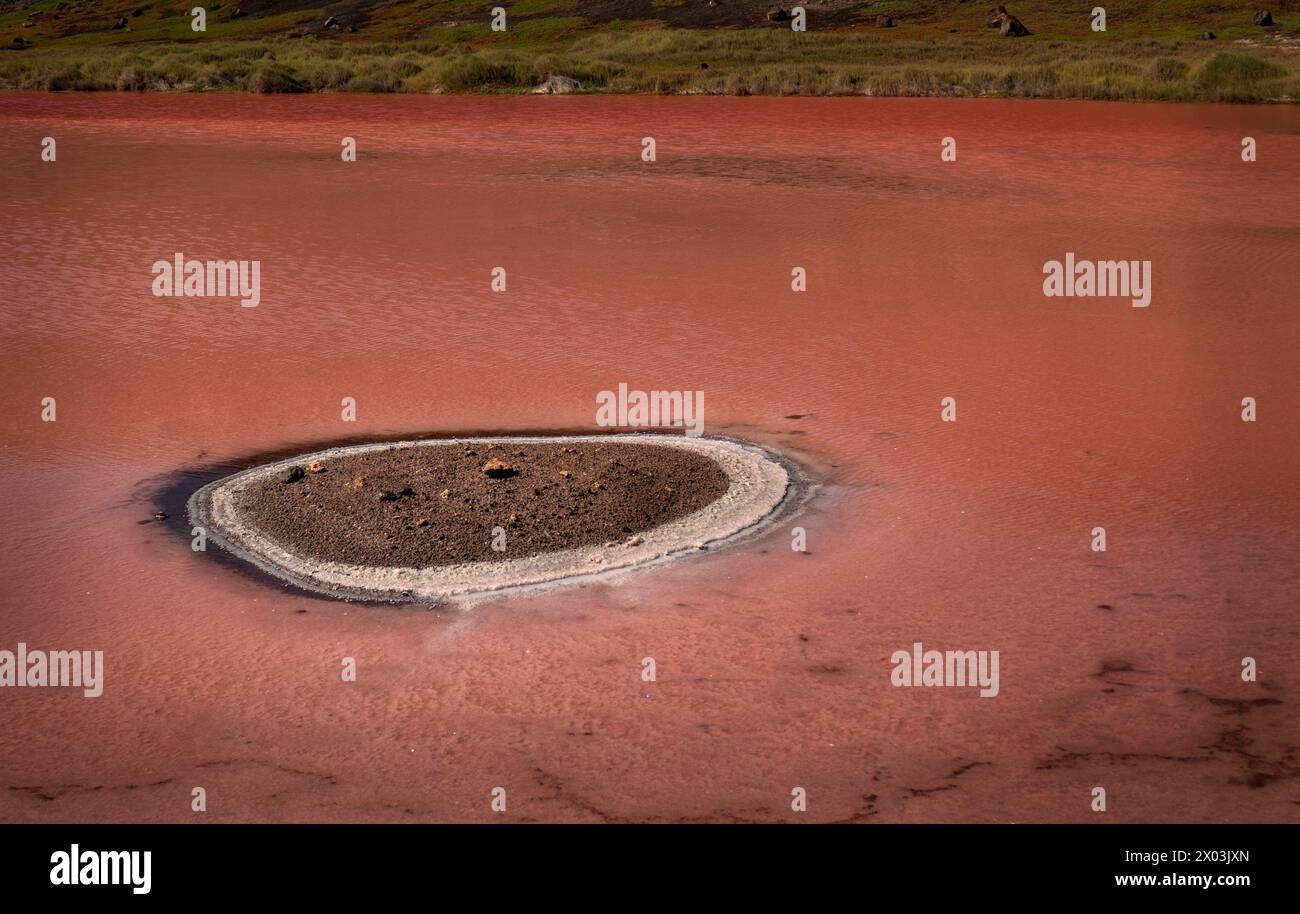 Salzpfanne, Sal, Kap Verde (Republik Cabo Verde) Stockfoto