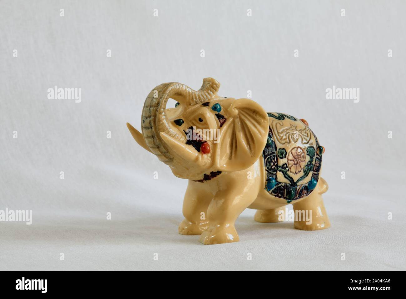 Elefantenfiguren bringen Glück, Glück, Weisheit, Klugheit, Reichtum Stockfoto
