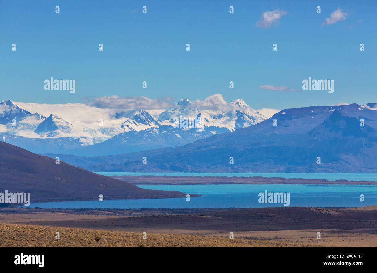 Patagonia-Landschaften im Süden Argentiniens. Schöne Naturlandschaften. Stockfoto