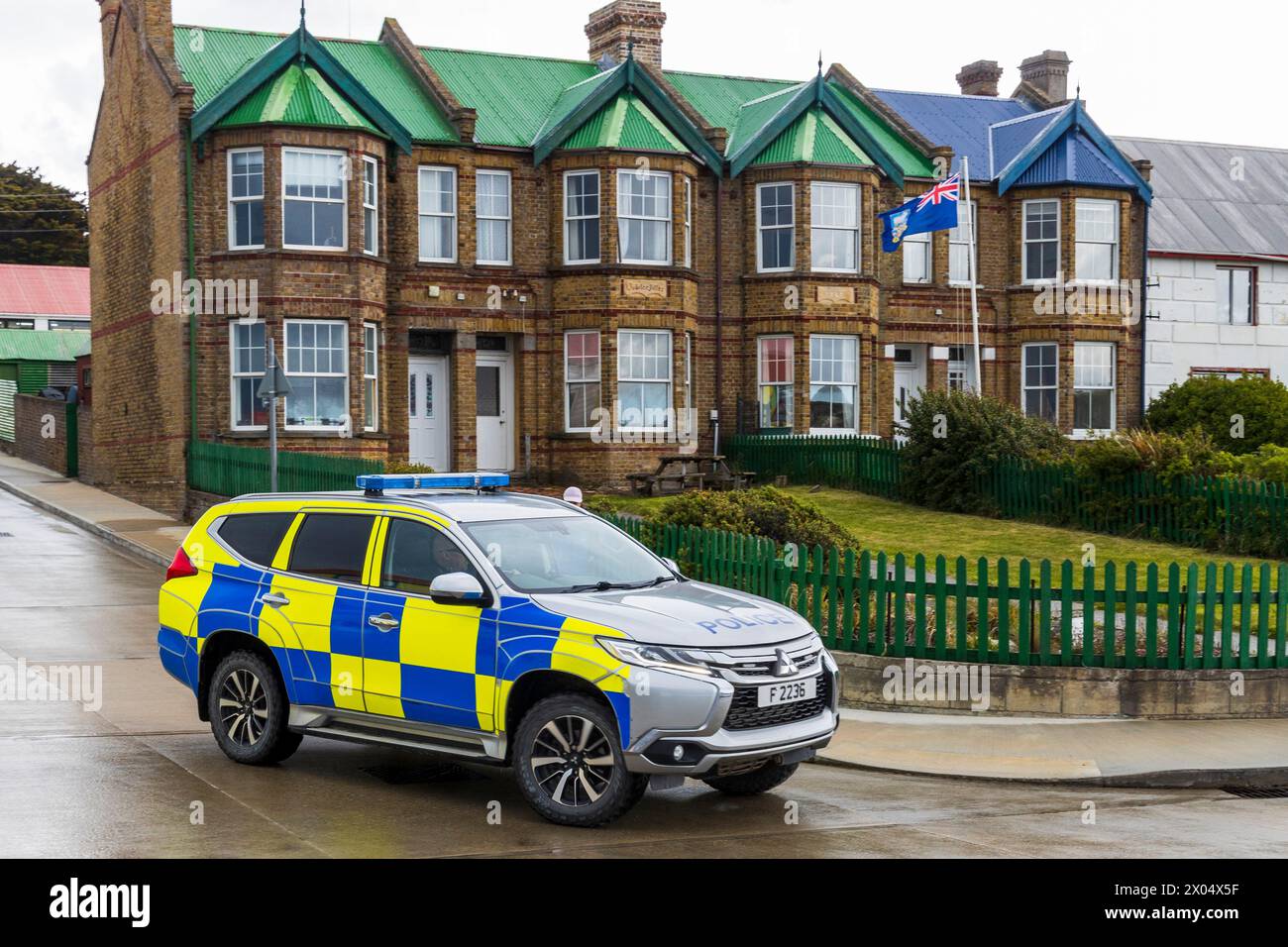 Jubilee Villas, Stanley, Falklandinseln, Samstag, 02. Dezember, 2023. Foto: David Rowland / One-Image.com Stockfoto