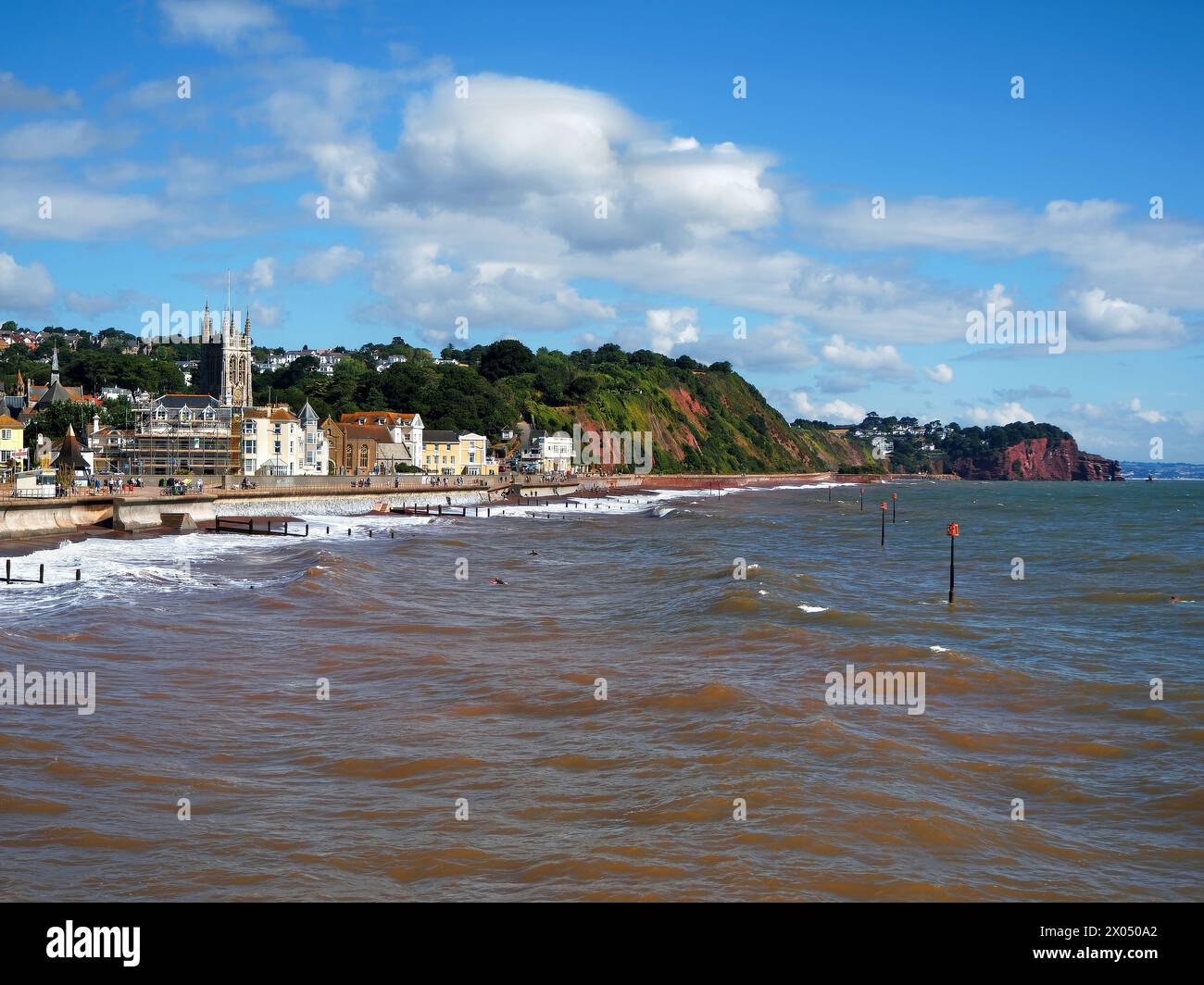 Großbritannien, South Devon, Teignmouth Küste und Küste. Stockfoto