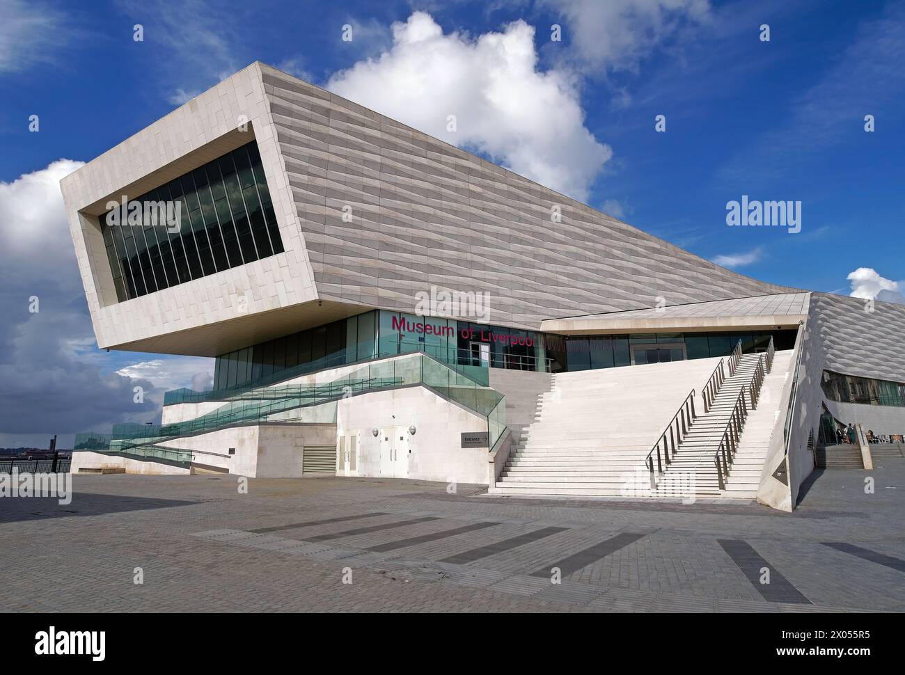 UK, Liverpool, Museum of Liverpool Building. Stockfoto