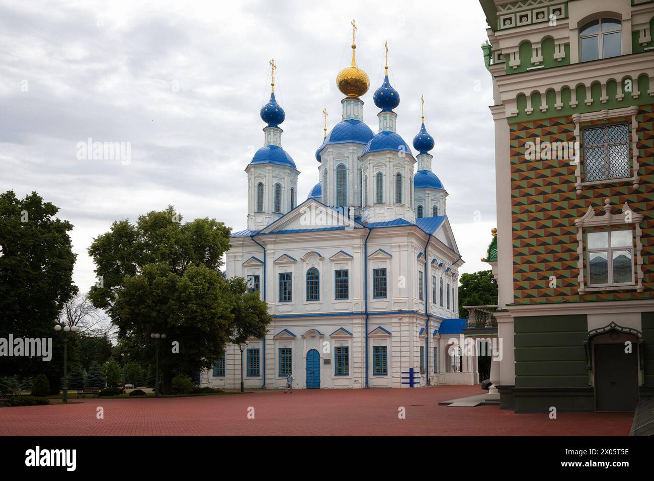 Russland. Tambov. Blick auf das Kasan-Kloster Stockfoto