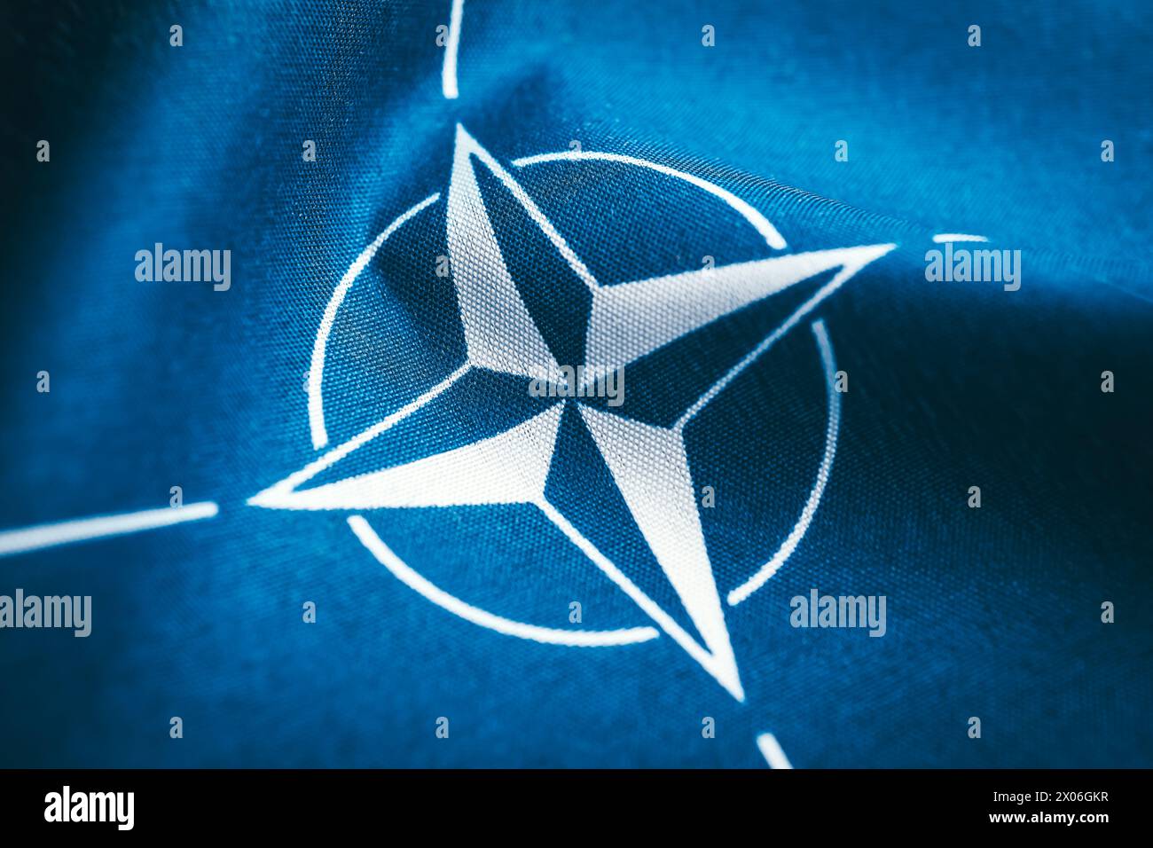 NATO-Flagge Stockfoto
