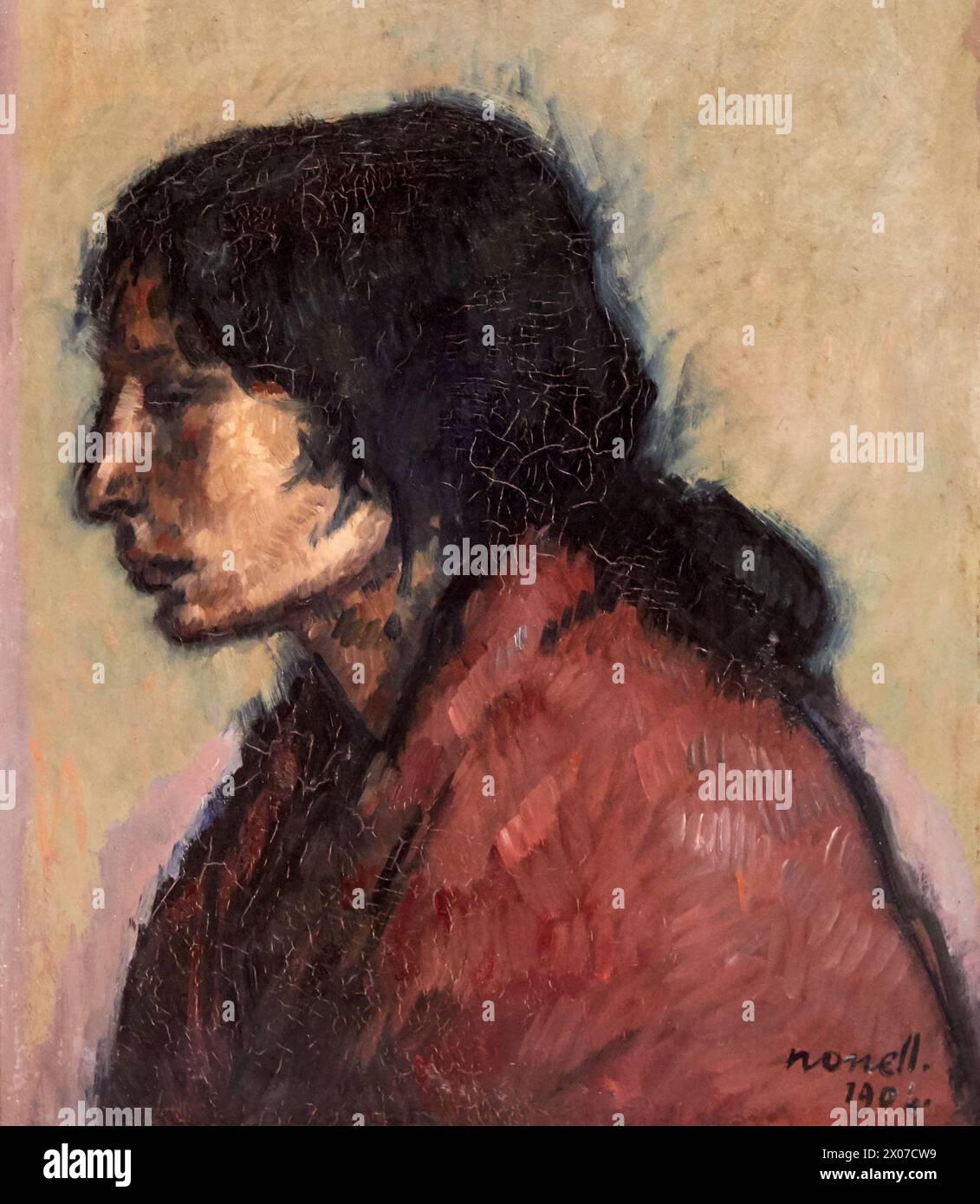 'Consuelo', 1904, Isidre Nonell, Nationalmuseum für katalanische Kunst, Museu Nacional d Art de Catalunya, MNAC, Barcelona, Spanien, Europa Stockfoto