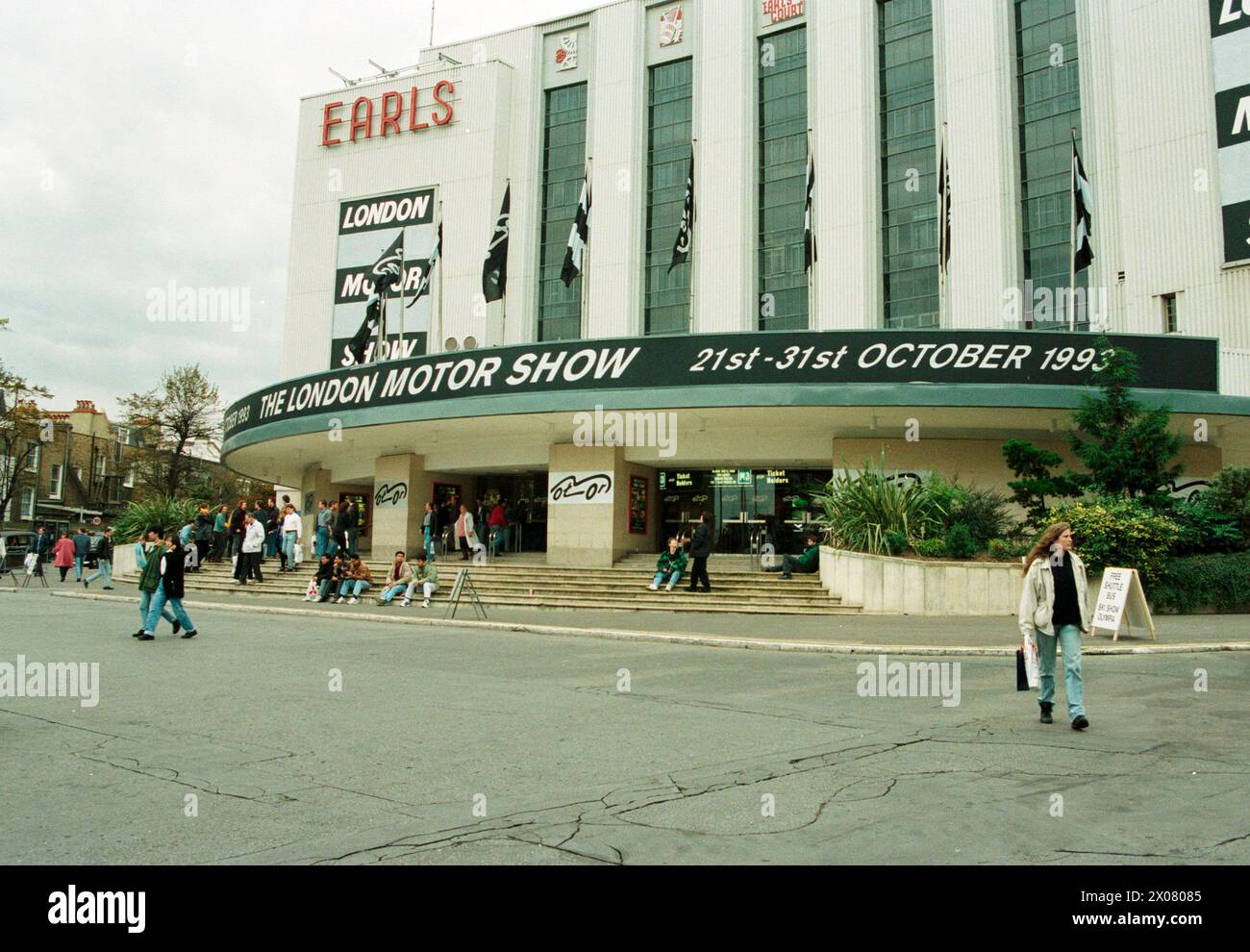 Die London Motor Show Earls Court London 1993. Stockfoto