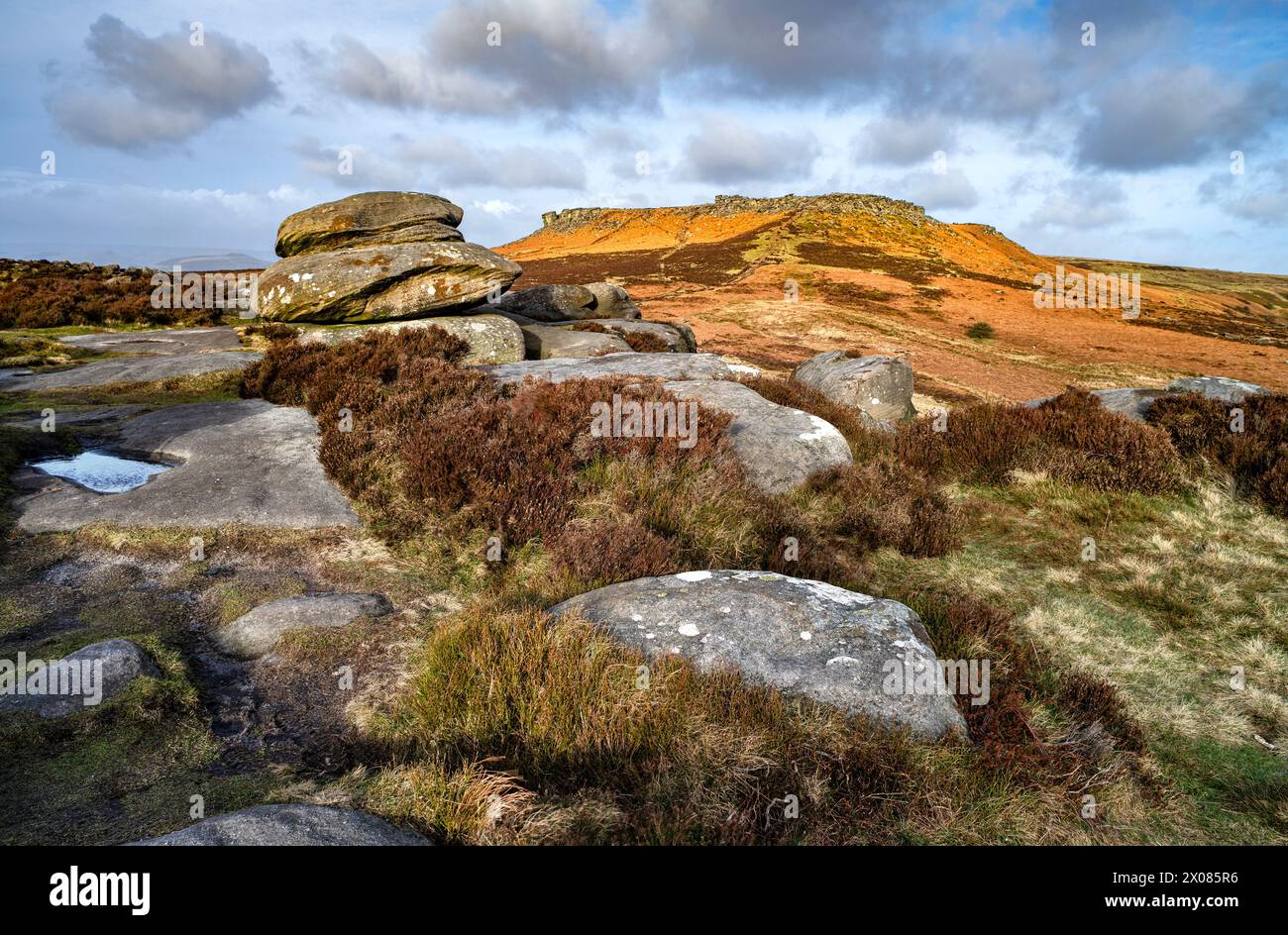 Higger Tor ab Carl Wark (5) Stockfoto
