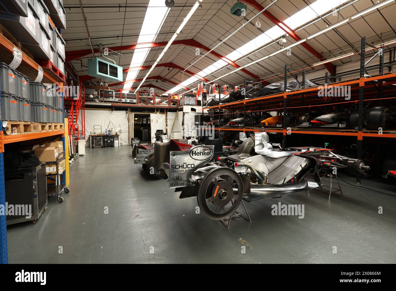 McLaren Formula One Heritage Centre Stockfoto