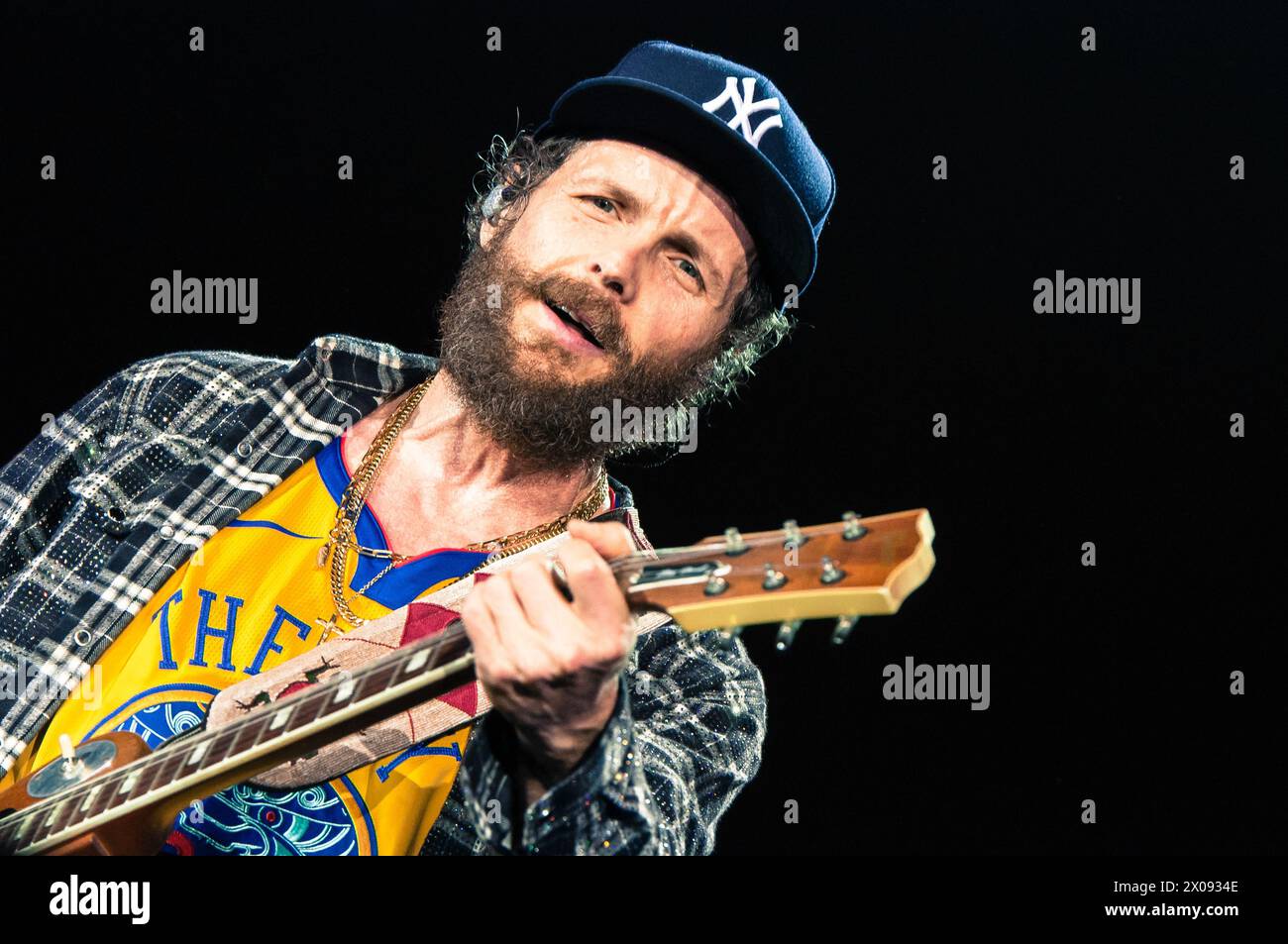 Torino, Italien. 2018 trat der italienische Sänger Jovanotti live auf der Bühne des Pala Alpitour di Turin auf. Anrede: Andrea Pinna Stockfoto