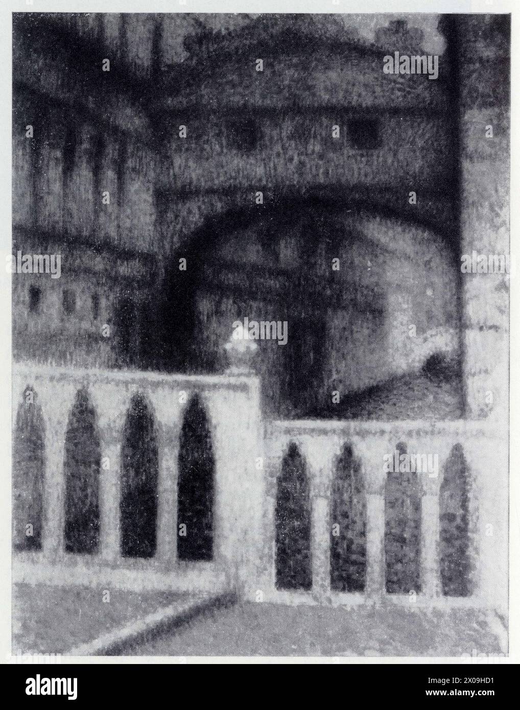 HENRI LE SIDANER. 1862-1939. Le Pont des Soupirs Stockfoto