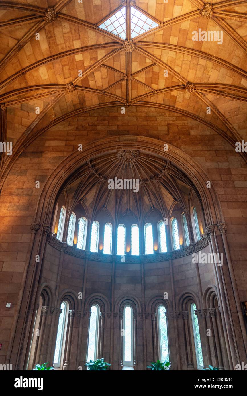 Smithsonian Castle, Smithsonian Institution Building in Washington D.C., USA Stockfoto