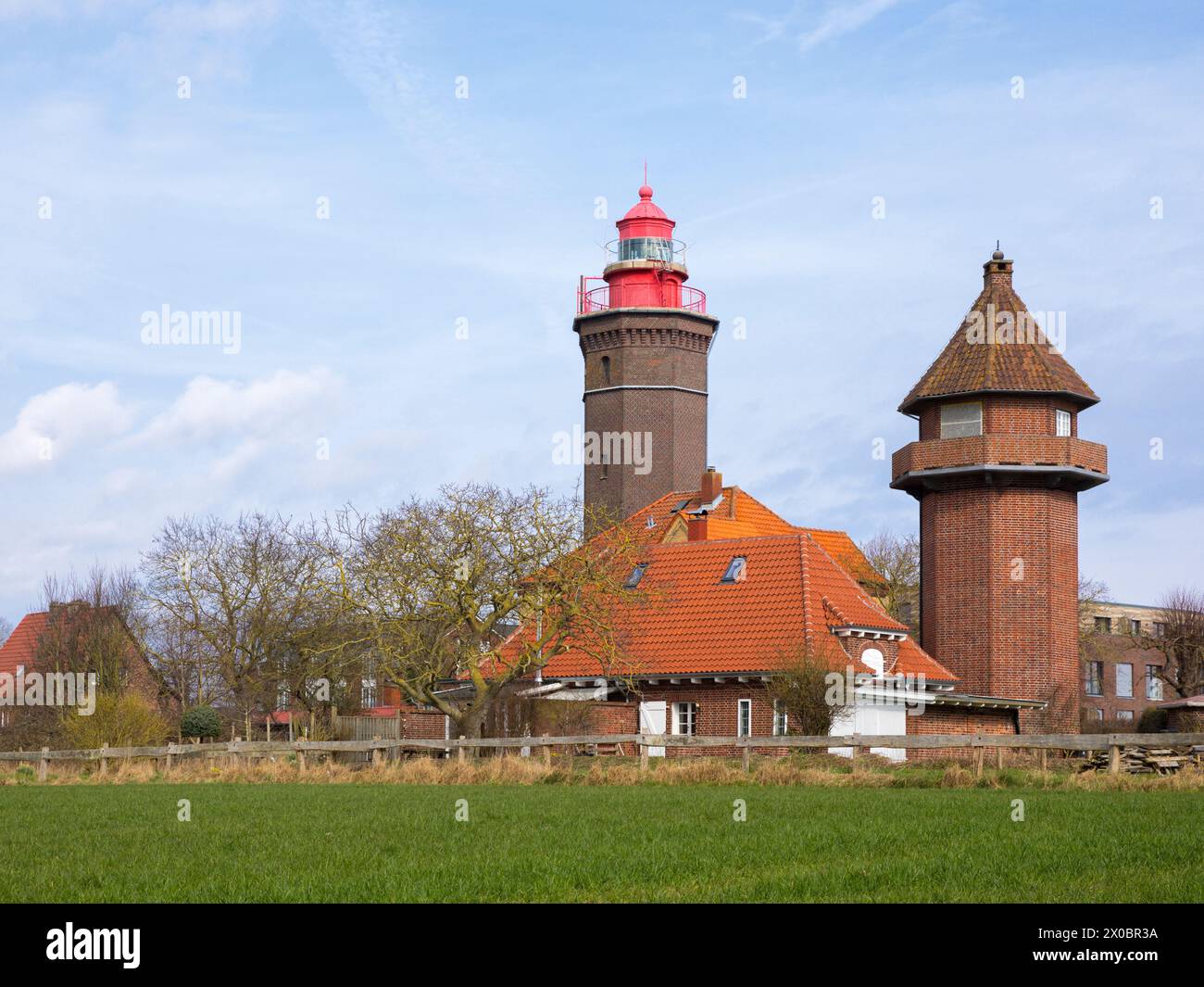 Leuchtturm Dahmeshöved bei Dahme an der deutschen Ostseeküste Stockfoto