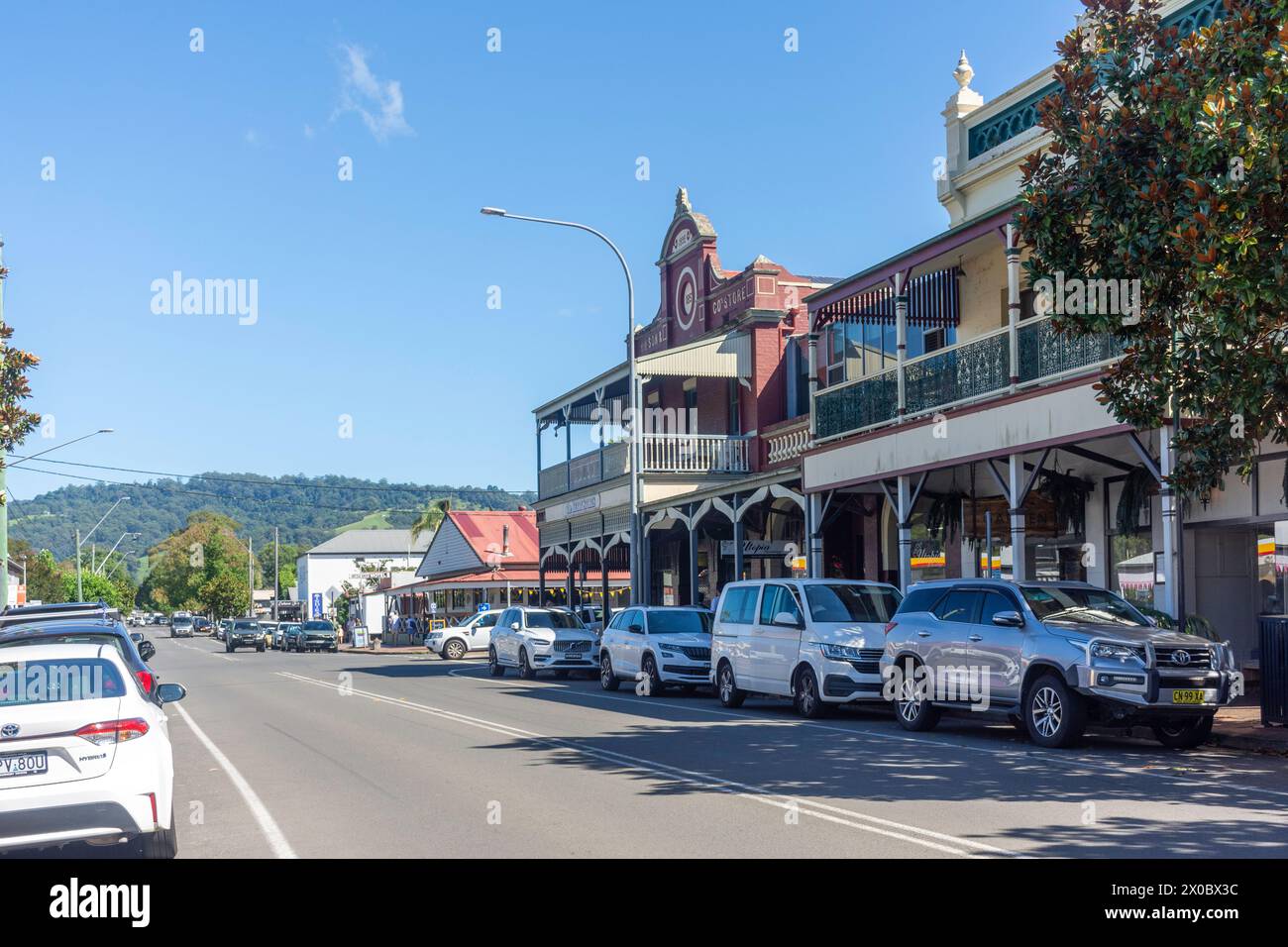Stadtzentrum, Queen Street, Berry, New South Wales, Australien Stockfoto
