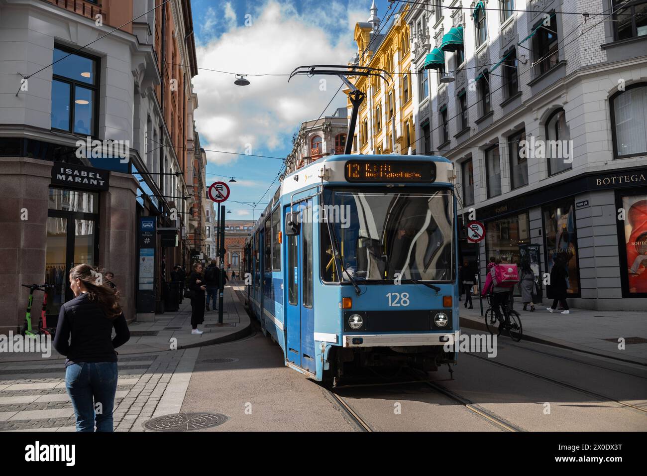 Prinsens Gate, Oslos ältestes Viertel; dies ist der Teil der Stadt, der von König Chistian IV. Nach dem Stadtbrand 1624 in Norwegen, Skandinavien gegründet wurde Stockfoto