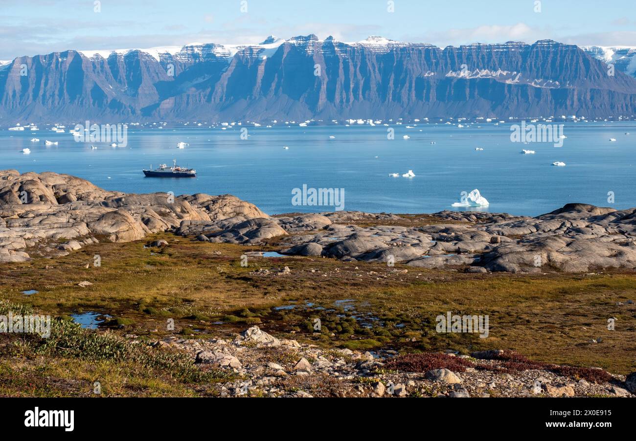 Danmark Ø, Ostgrönland Stockfoto