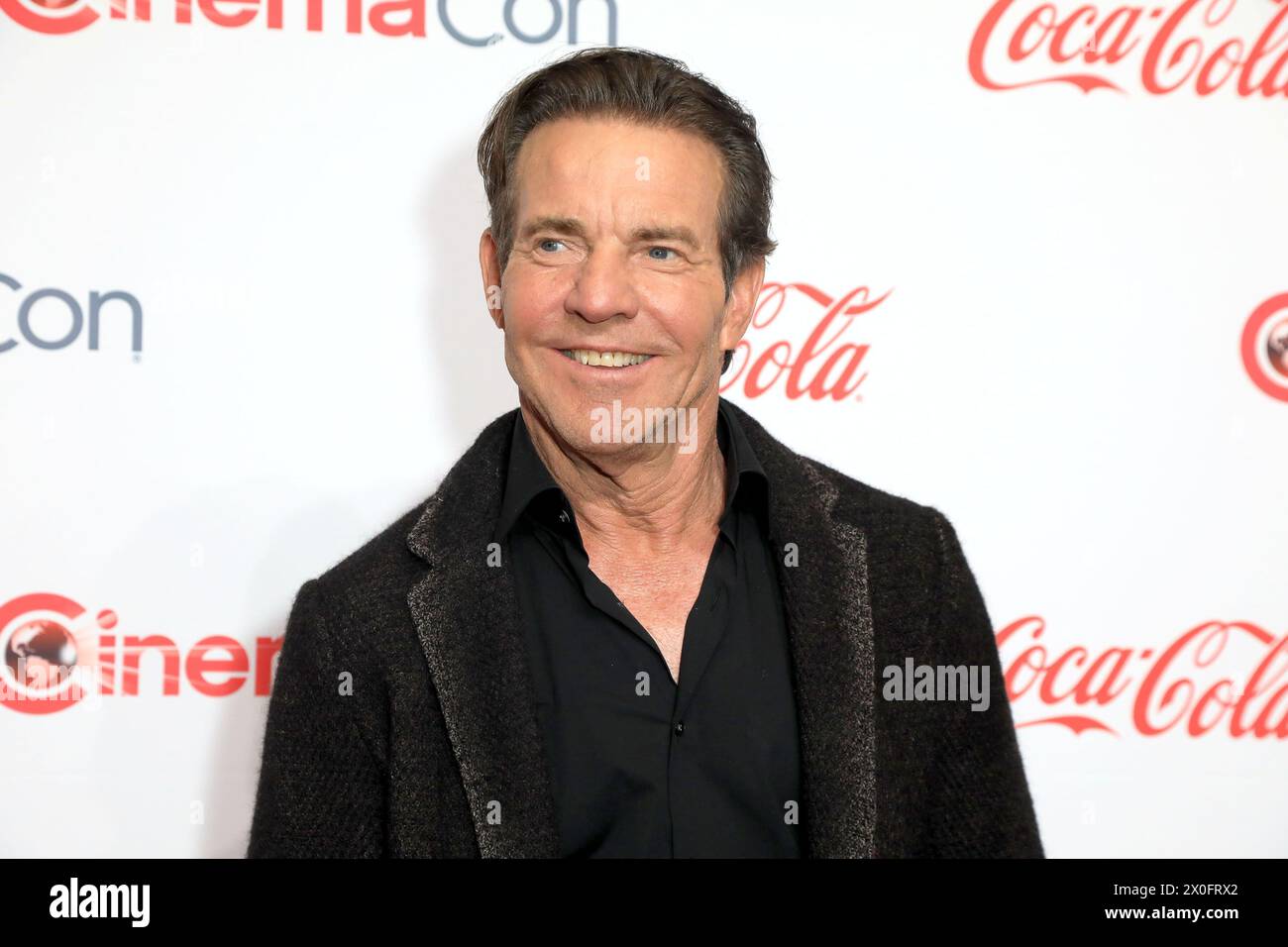 April 11, 2024, Las Vegas, CA, USA: LOS ANGELES - 11. APR: Dennis Quaid bei den CinemaCon Awards 2024 im Caesar's Palace am 11. April 2024 in Las Vegas, CA (Credit Image: © Kay Blake/ZUMA Press Wire) NUR ZUR REDAKTIONELLEN VERWENDUNG! Nicht für kommerzielle ZWECKE! Stockfoto