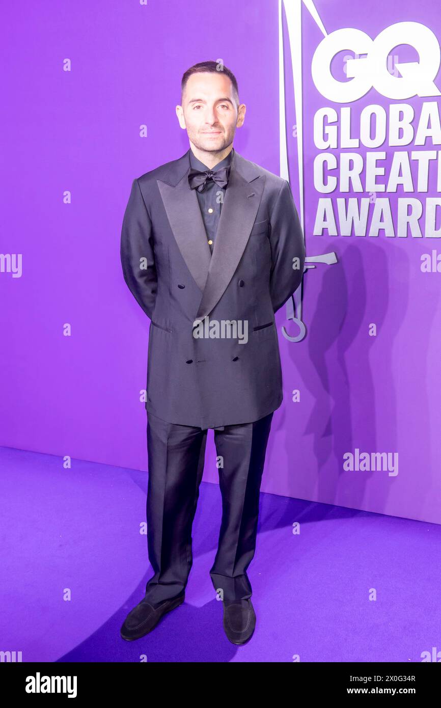 NEW YORK, NEW YORK – 11. APRIL: Mario Carbone nimmt am 11. April 2024 an den GQ Creativity Awards 2024 der WSA Teil. (Foto: Ron Adar / SOPA Images/SIPA USA) Stockfoto
