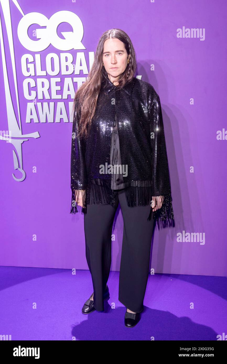 NEW YORK, NEW YORK – 11. APRIL: Emily Bode nimmt am 11. April 2024 an den GQ Creativity Awards 2024 der WSA Teil. (Foto: Ron Adar / SOPA Images/SIPA USA) Stockfoto
