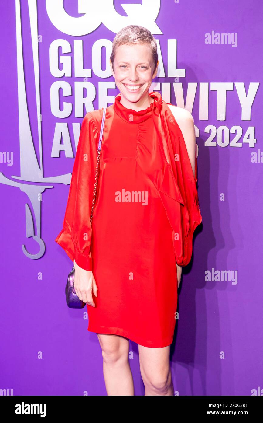 NEW YORK, NEW YORK – 11. APRIL: Marie Tomanova nimmt am 11. April 2024 an den GQ Creativity Awards 2024 der WSA Teil. (Foto: Ron Adar / SOPA Images/SIPA USA) Stockfoto