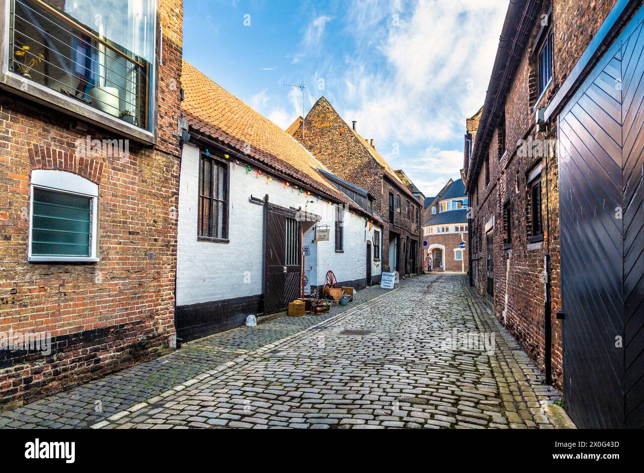 Old Granary Antiques Centre in King's Staithe Lane in King's Lynn, Norfolk, Großbritannien Stockfoto