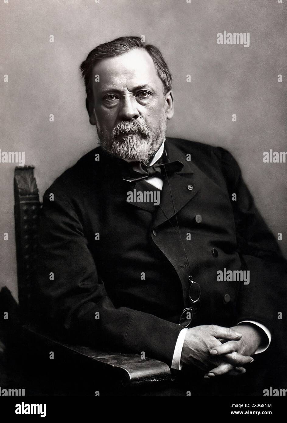 Louis Pasteur, Porträt von Nadar Stockfoto
