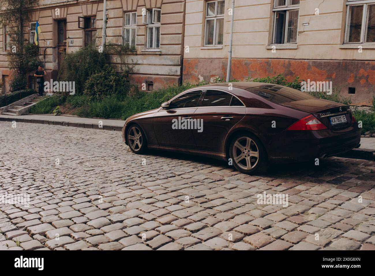 Lviv Altstadt Panorama. Ukraine, Europa. Hochwertige Fotos Stockfoto